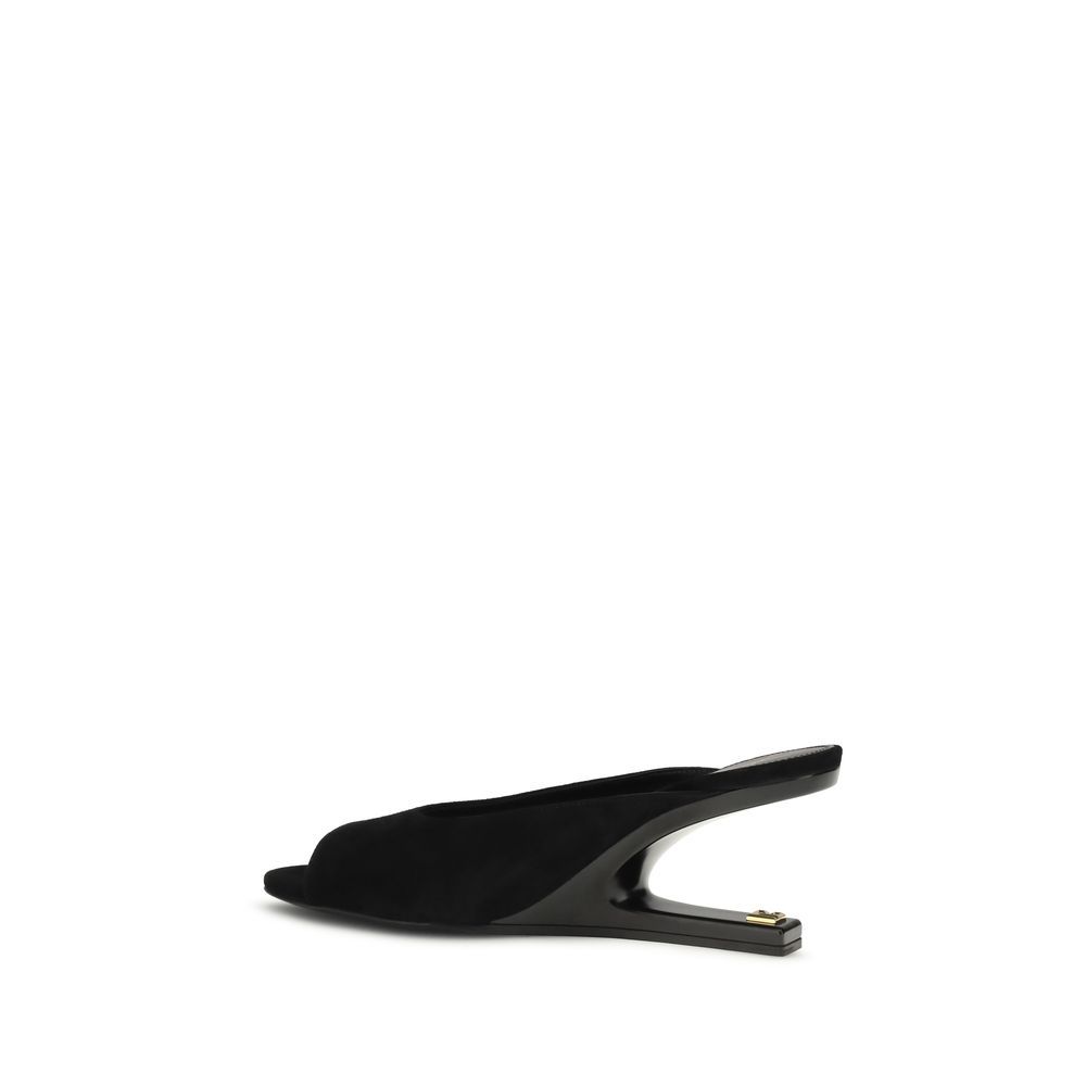 Calf Leather Bos Taurus Women's Mules - Balmain - Modalova