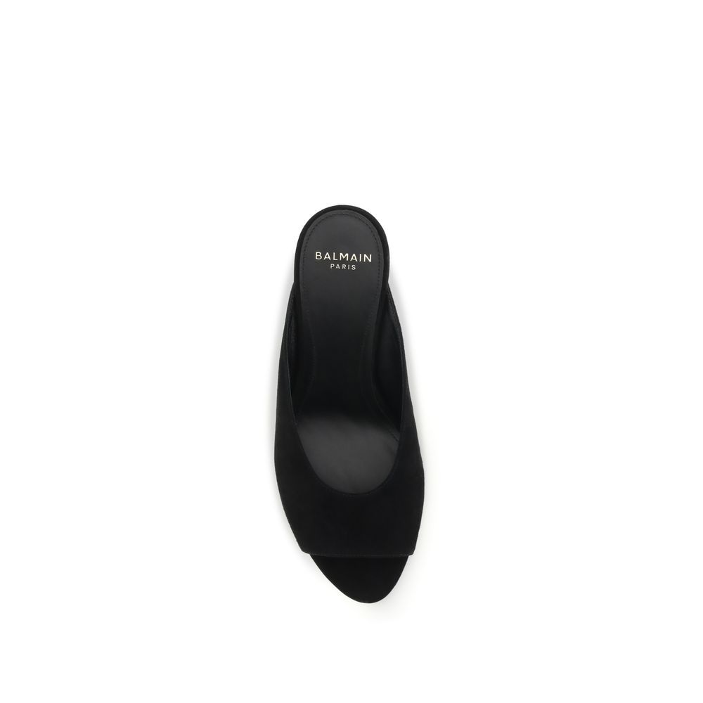 Calf Leather Bos Taurus Women's Mules - Balmain - Modalova