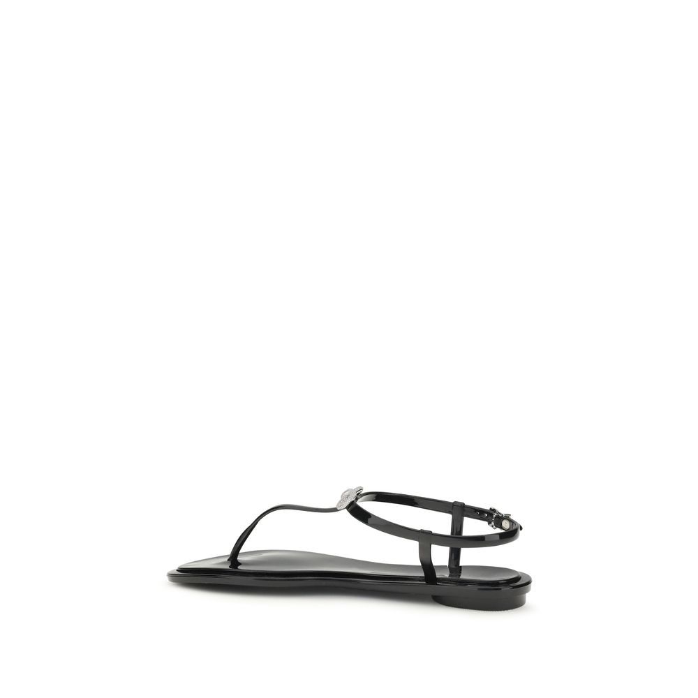 Rubber Flat Women's Sandals - MACH & MACH - Modalova