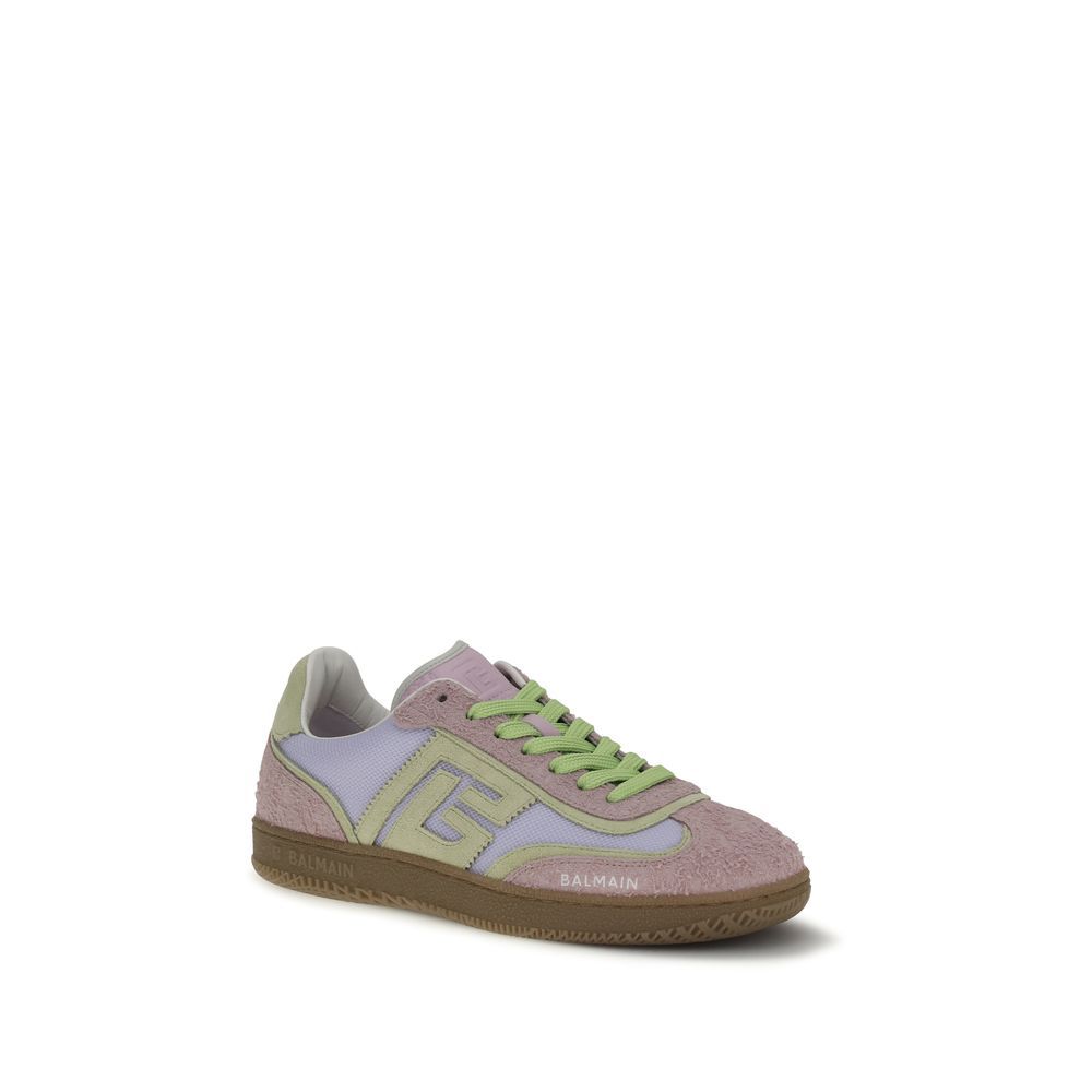 Calf Leather Bos Taurus Athletic Women's Sneakers - Balmain - Modalova