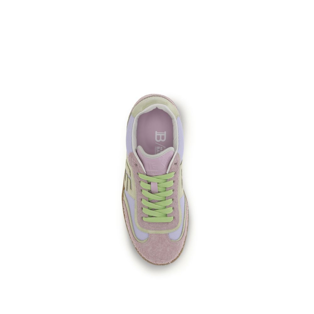 Calf Leather Bos Taurus Athletic Women's Sneakers - Balmain - Modalova