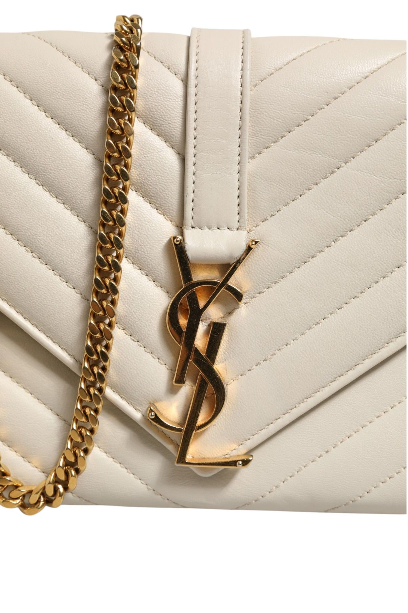 Envelope Triquilt Medium YSL Shoulder Women's Bag (Pre-Owned) - Saint Laurent - Modalova