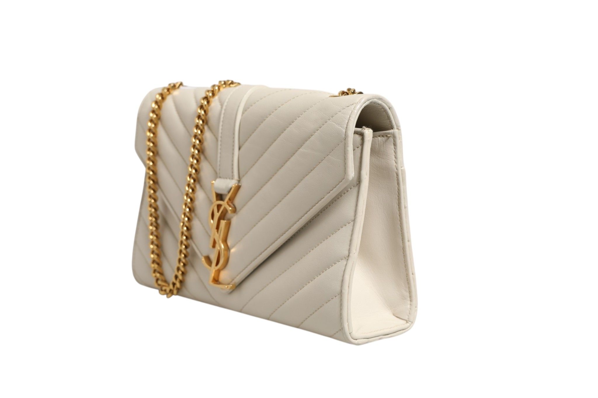 Envelope Triquilt Medium YSL Shoulder Women's Bag (Pre-Owned) - Saint Laurent - Modalova