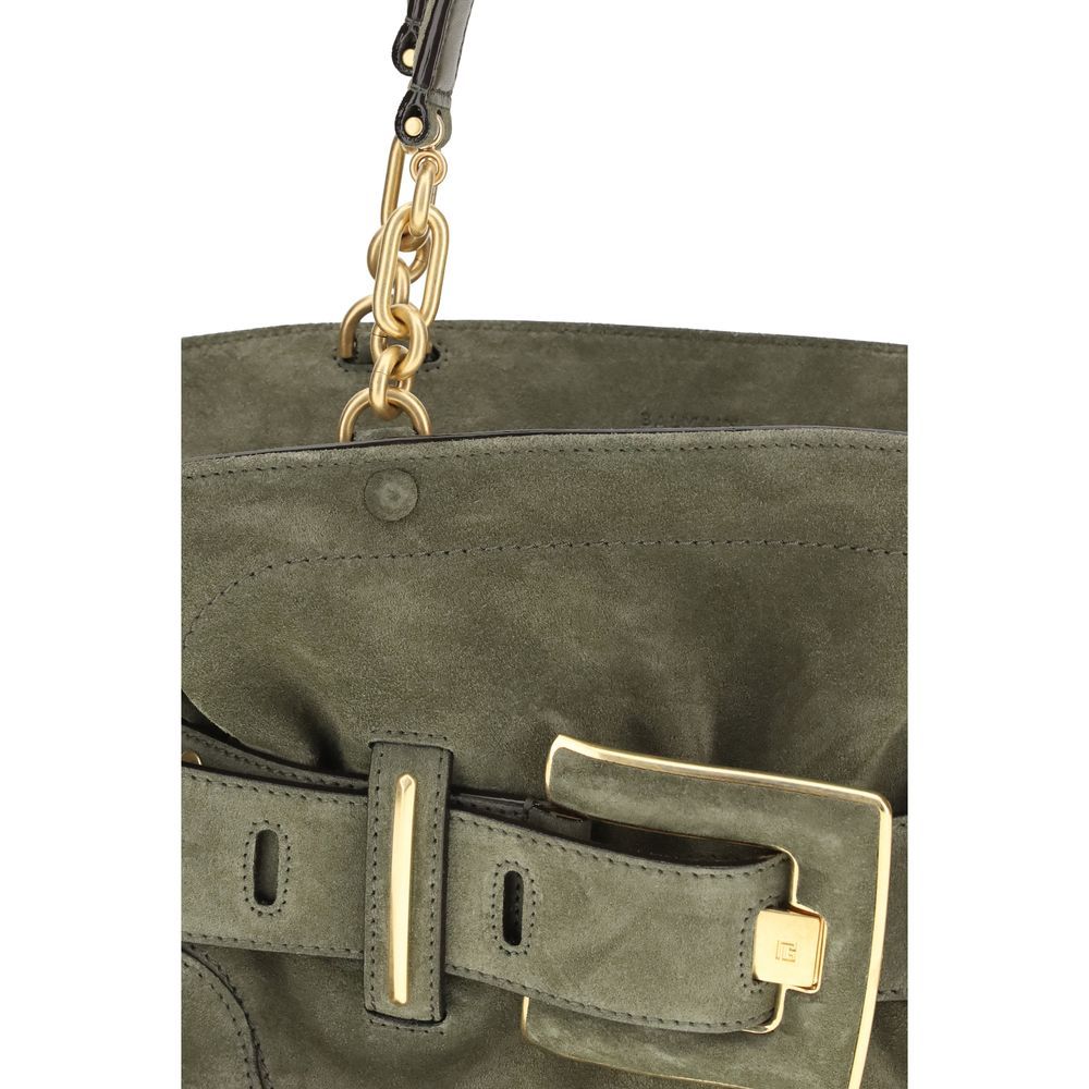 Calf Leather Bos Taurus Women's Handbag - Balmain - Modalova