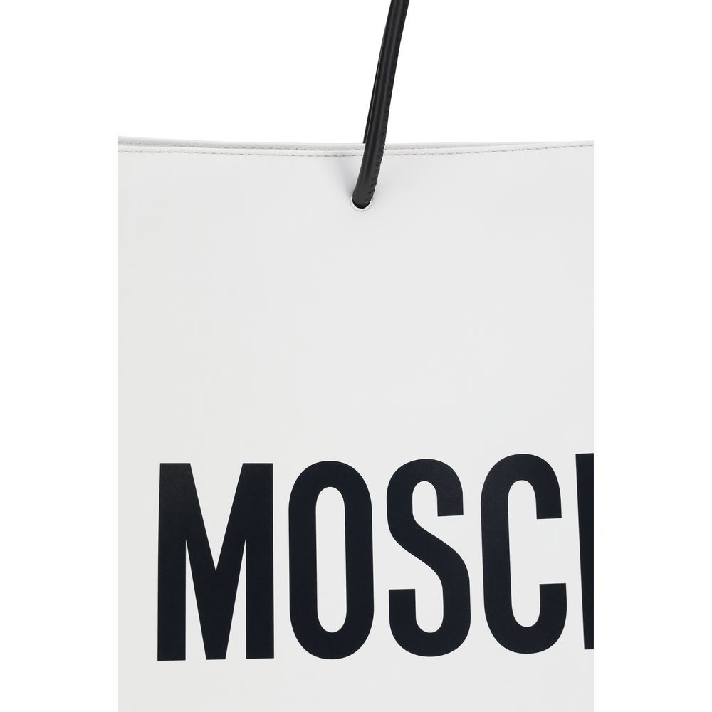Calf Leather Bos Taurus Shoulder Women's Bag - Moschino - Modalova