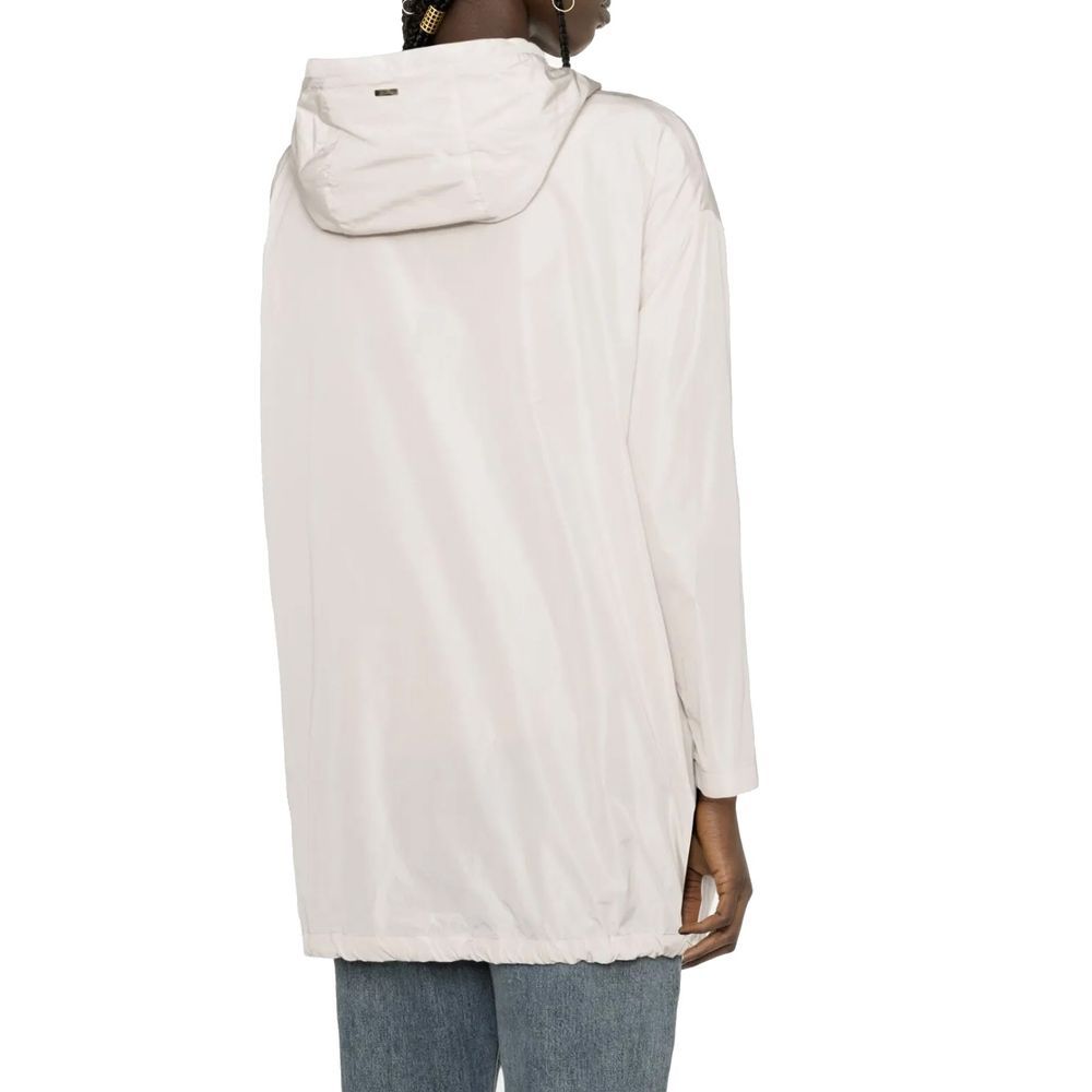 Herno White Polyester Women's Coat - Herno - Modalova