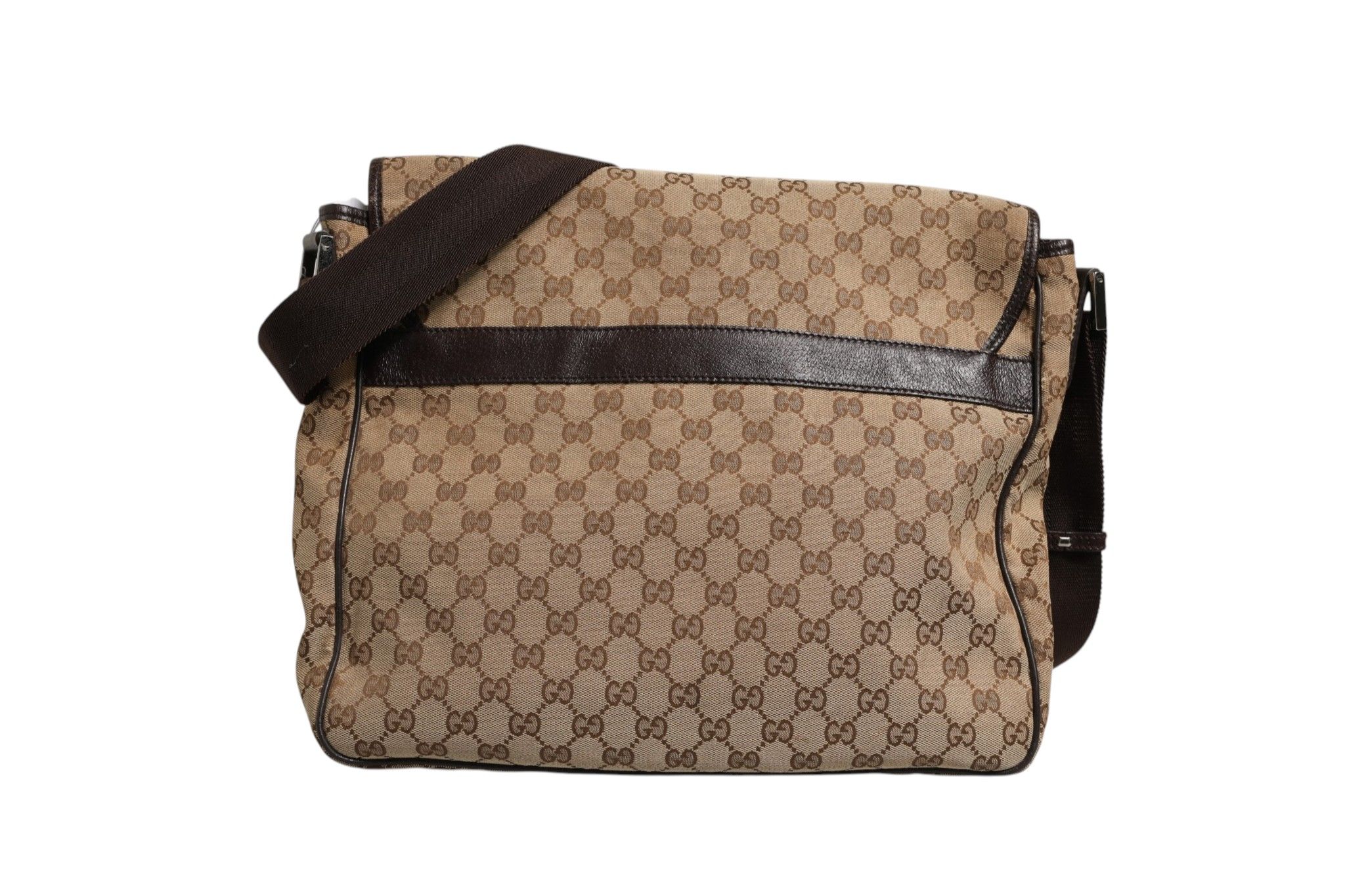 GG Canvas Flap Messenger Women's Bag (Pre-Owned) - Gucci - Modalova