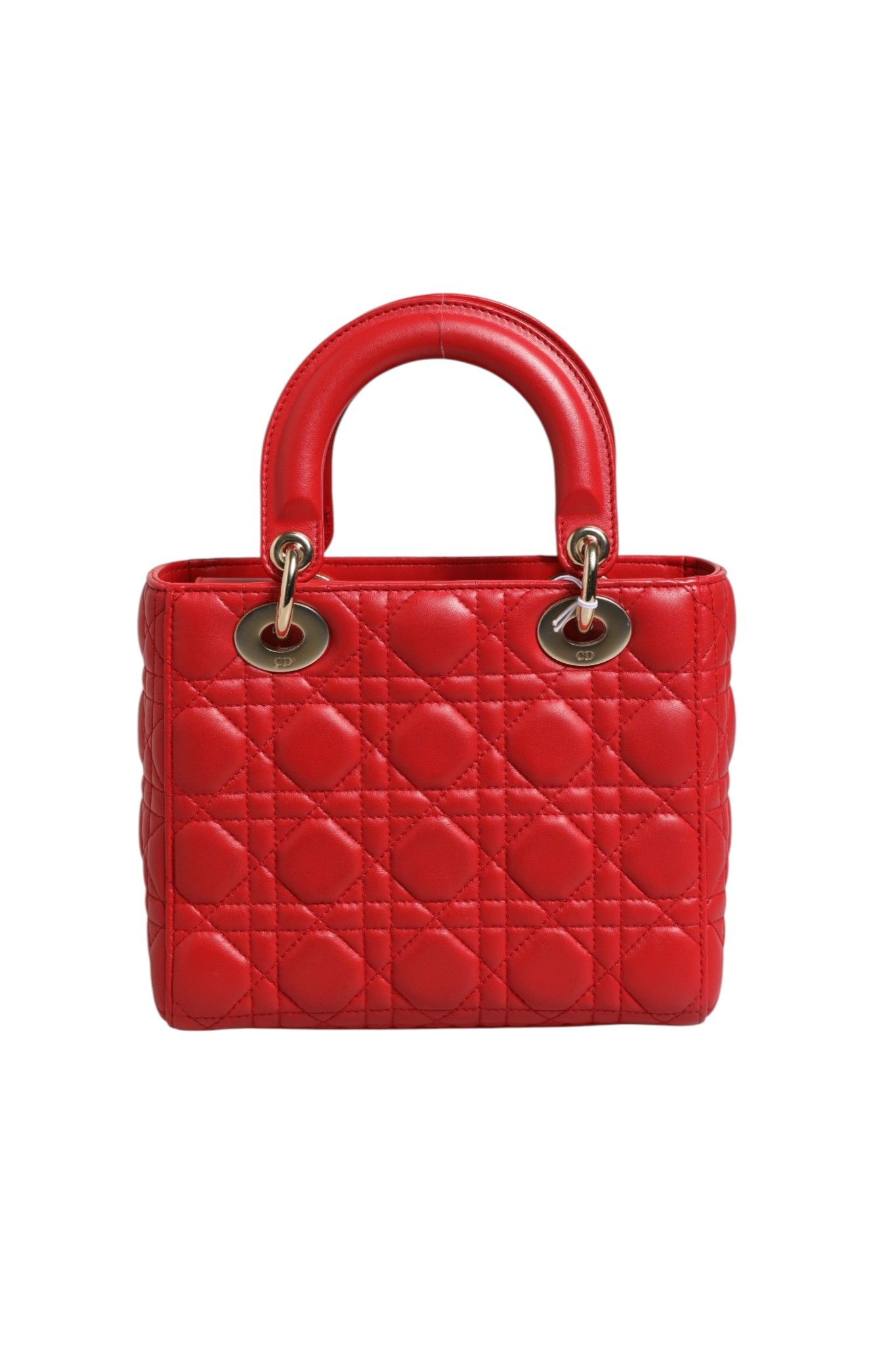 Lady Dior Cannage Leather Women's Handbag (Pre-Owned) - Christian Dior - Modalova