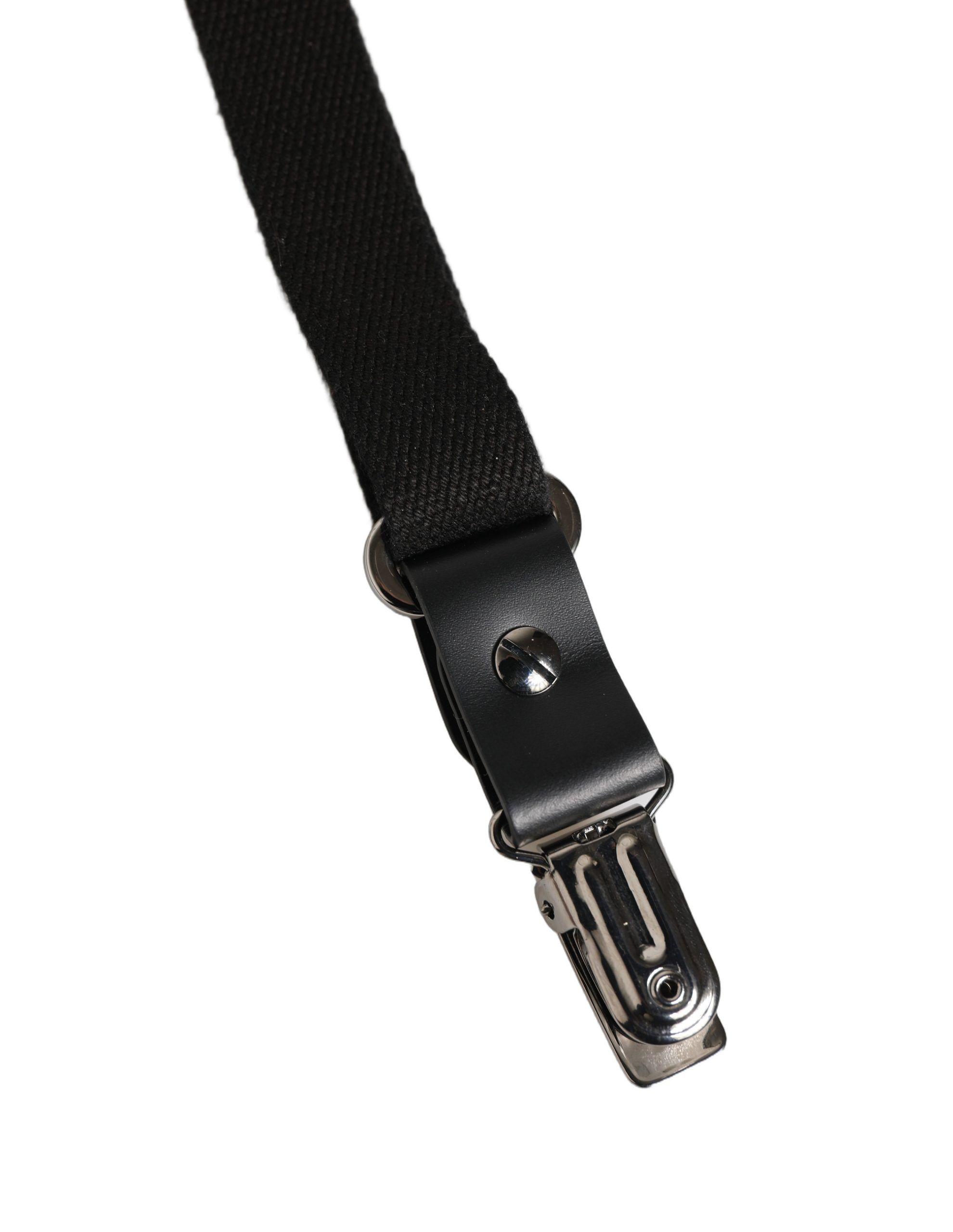 Cotton Leather Elastic Y-back Metal Clips Men's Suspender - Dolce & Gabbana - Modalova