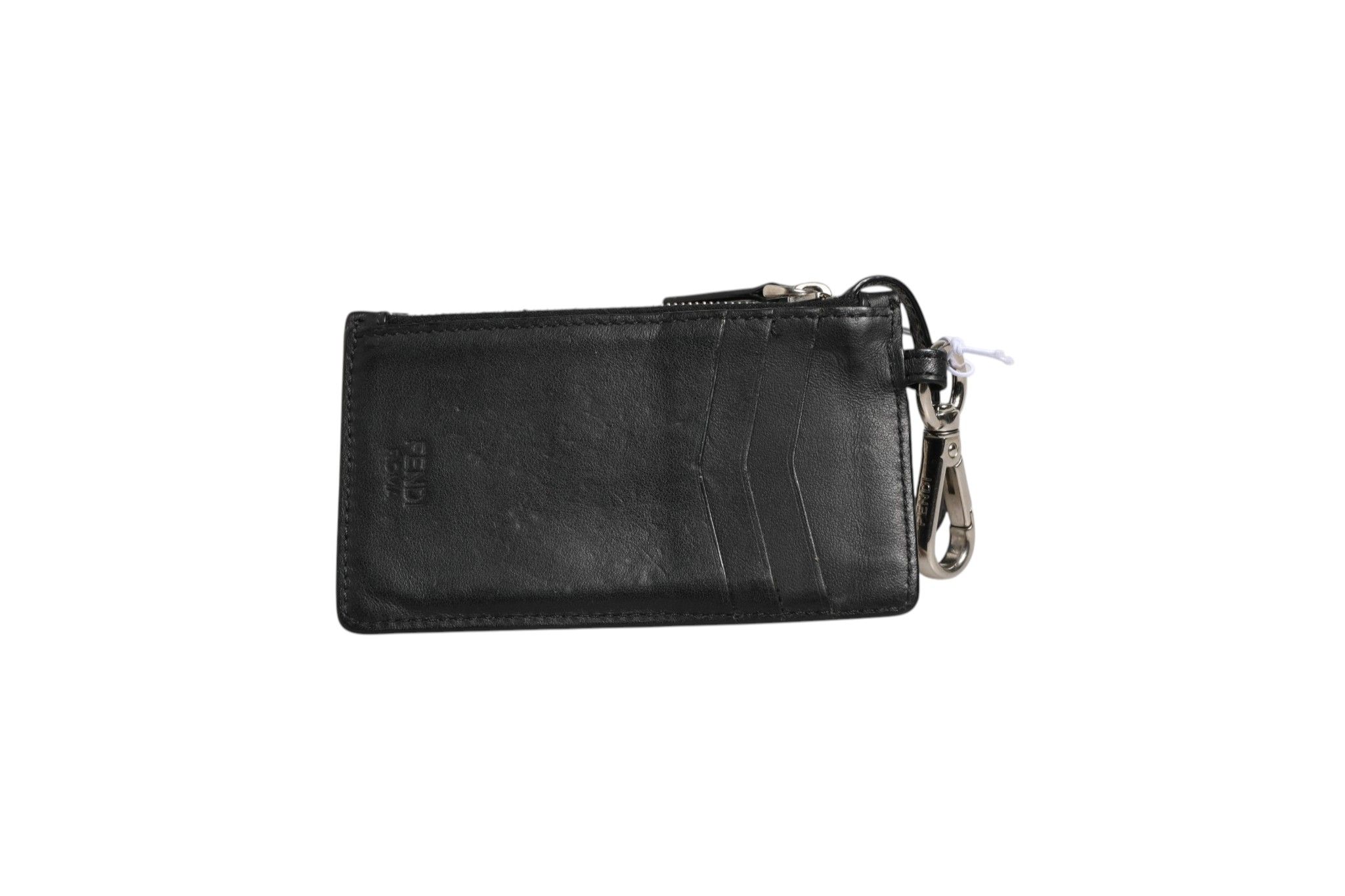 Vitello Liberty Studded Coin Pouch Key Case Women's Ardesia (Pre-Owned) - Fendi - Modalova
