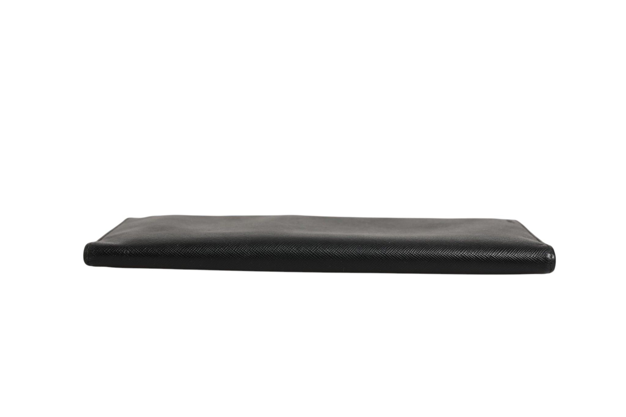 Saffiano Leather Slim Card Holder Men's Wallet (Pre-Owned) - Prada - Modalova