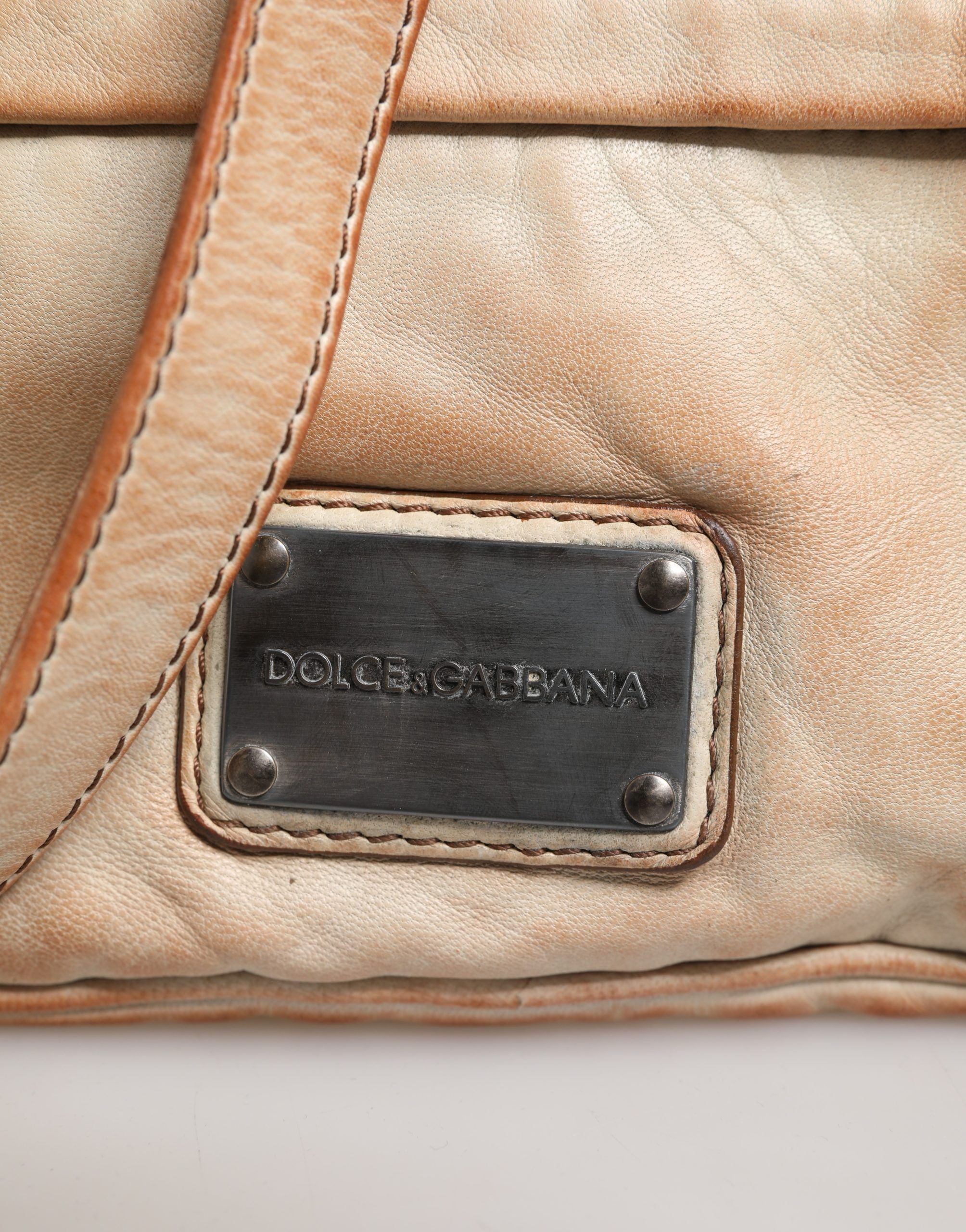 Vintage Leather Logo Plaque Shoulder Borse Men Men's Bag - Dolce & Gabbana - Modalova