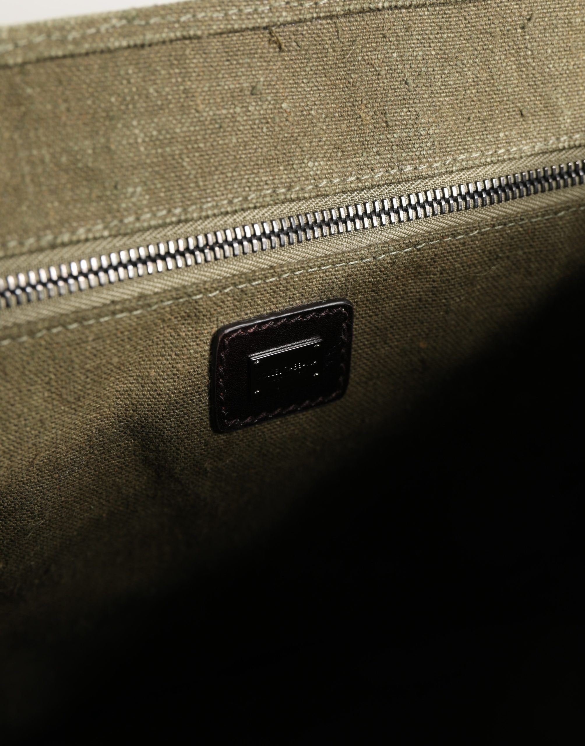Military Green Two Tone Messenger Shoulder Borse Men Men's Bag - Dolce & Gabbana - Modalova