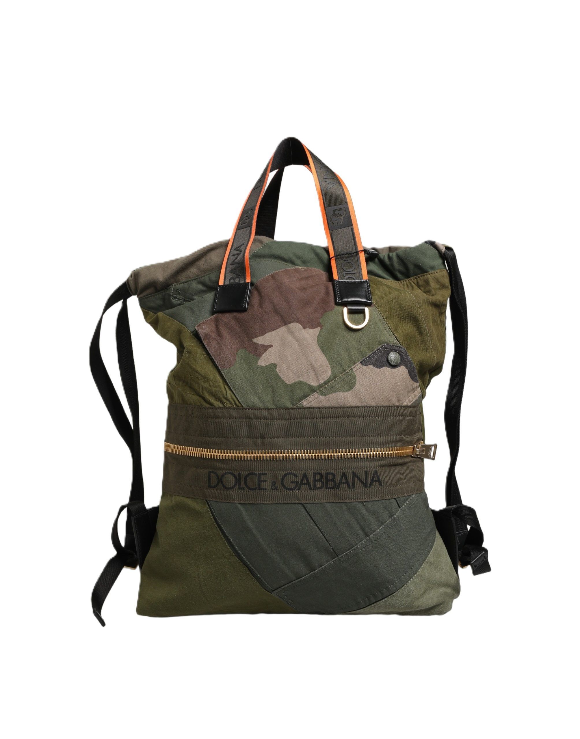 Military Patchwork Rucksack Backpack Borse Men Men's Bag - Dolce & Gabbana - Modalova