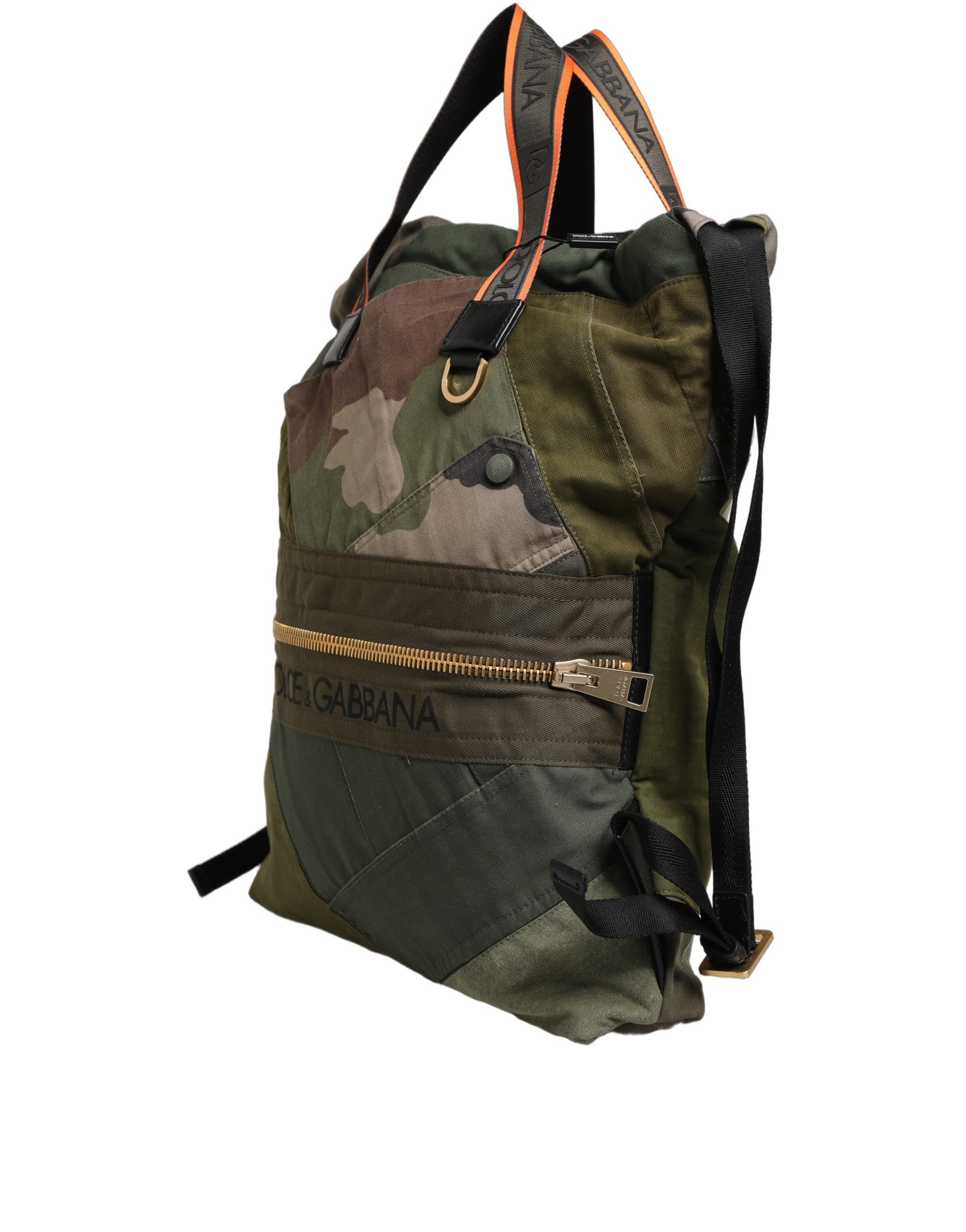 Military Patchwork Rucksack Backpack Borse Men Men's Bag - Dolce & Gabbana - Modalova