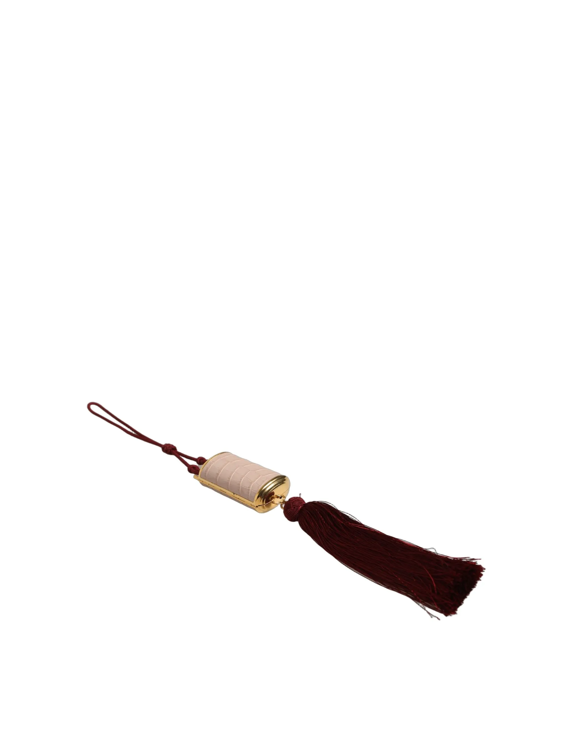 Exotic Leather Mini Mirror Tassel Makeup Women's Bag - Dolce & Gabbana - Modalova