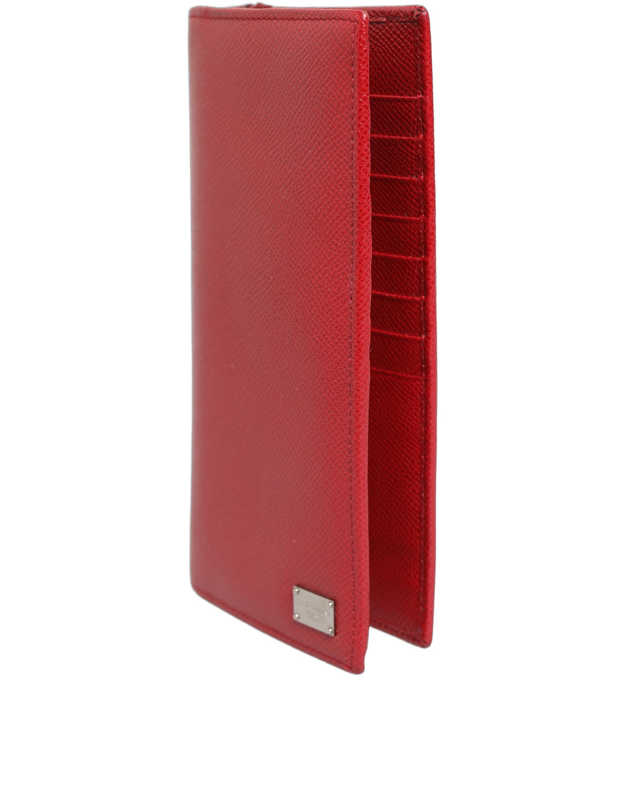 Dauphine Leather ID Men Card Holder Bifold Women's Wallet (Pre-Owned) - Dolce & Gabbana - Modalova
