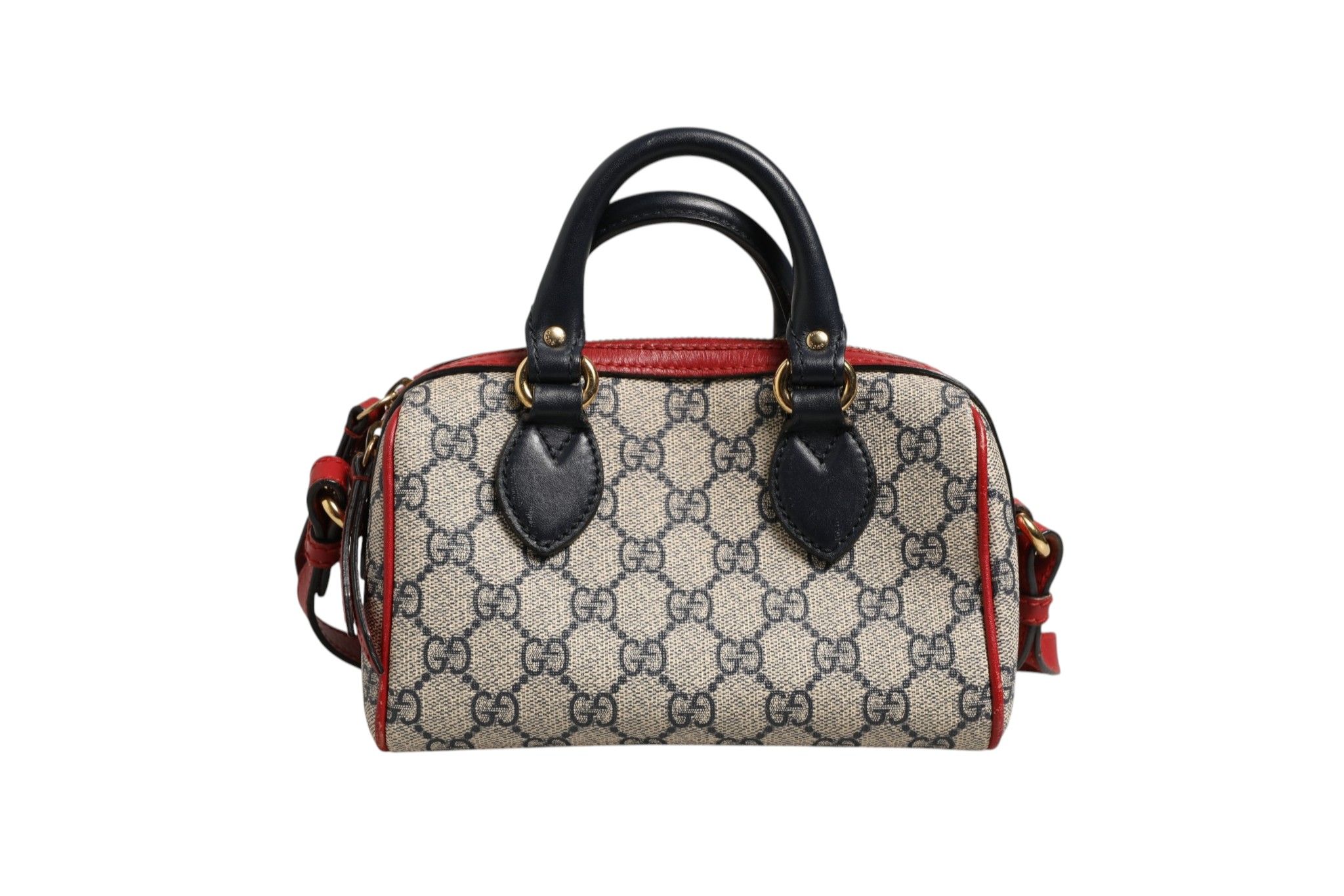 GG Supreme Mini Boston Women's Bag (Pre-Owned) - Gucci - Modalova