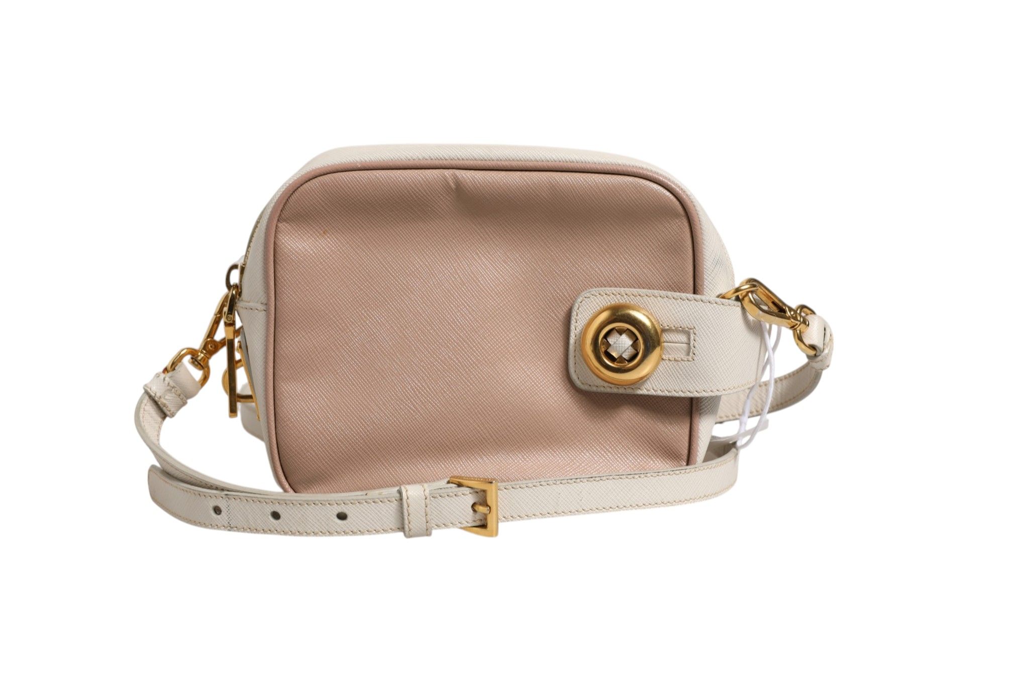 Clay Gray Small Leather Shoulder Women's Bag (Pre-Owned) - Prada - Modalova