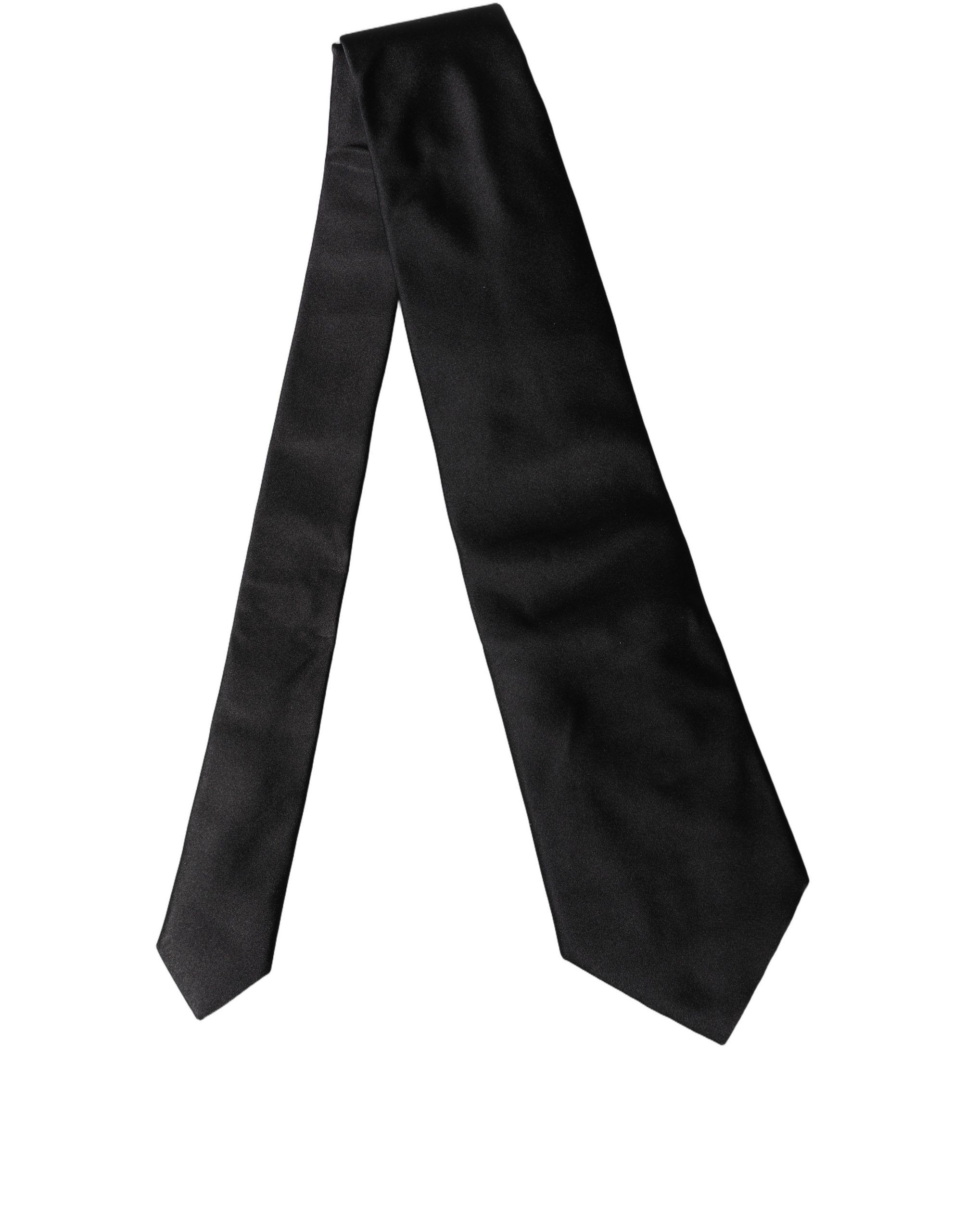 Solid Satin Silk Adjustable Women NeckWomen's Women's Tie - Dolce & Gabbana - Modalova