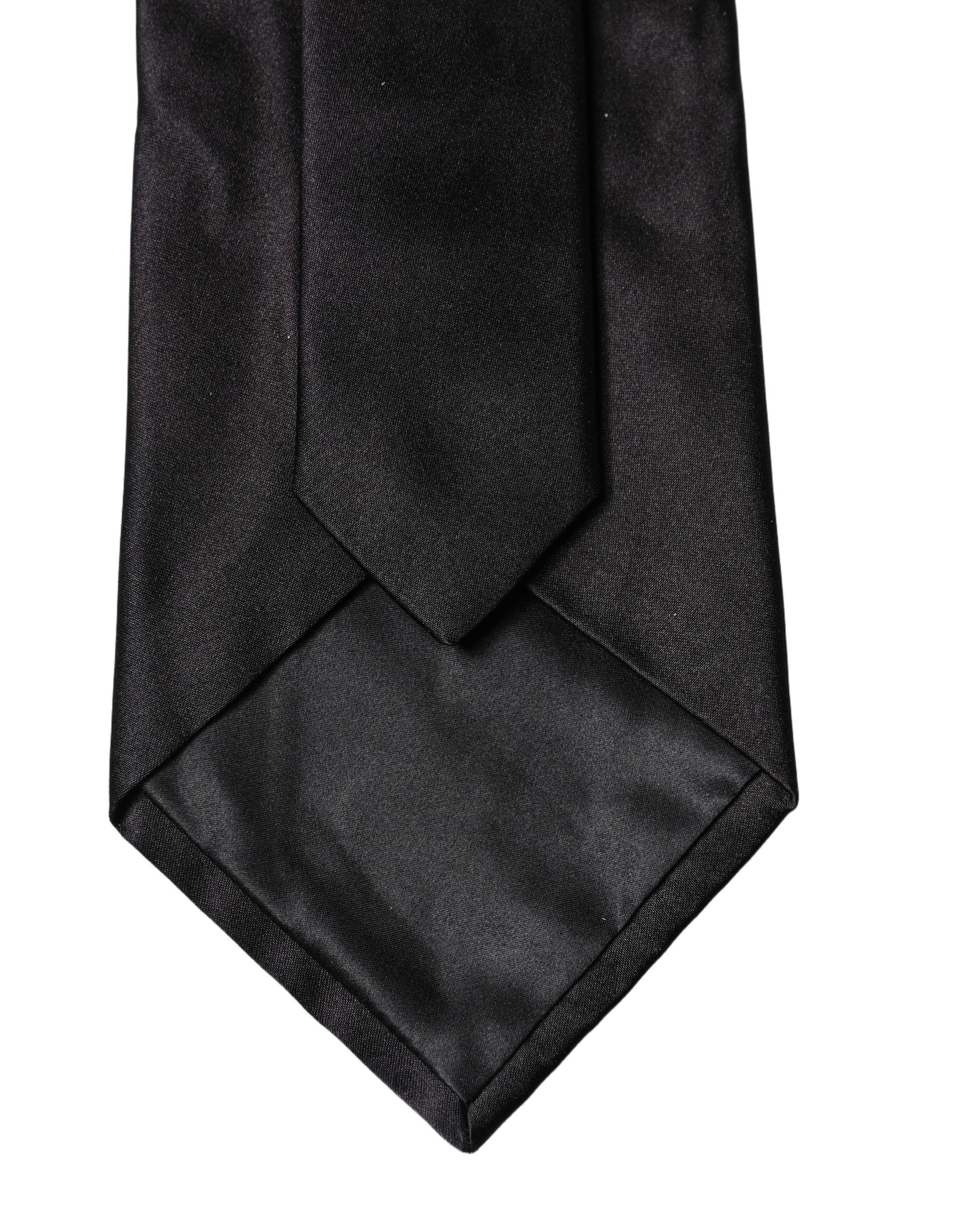Solid Satin Silk Adjustable Women NeckWomen's Women's Tie - Dolce & Gabbana - Modalova