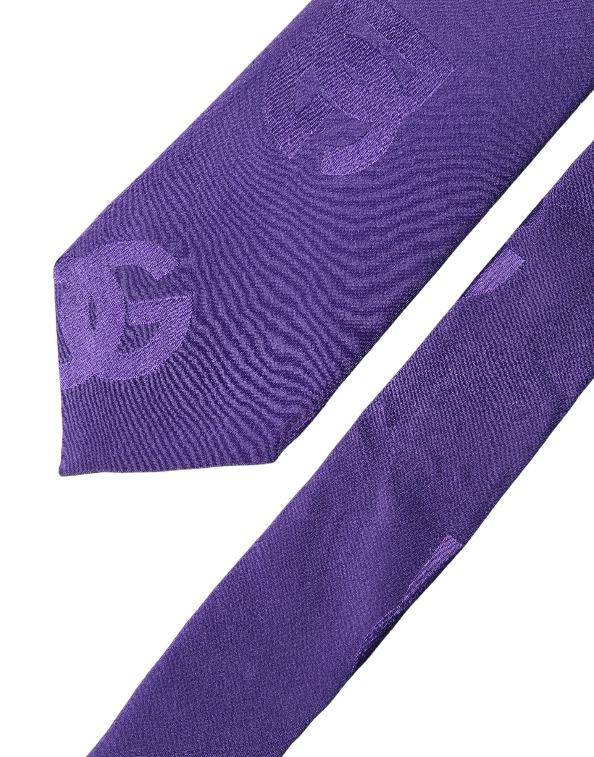 DG Logo Monogram Silk Adjustable Men NeckMen's Men's Tie - Dolce & Gabbana - Modalova