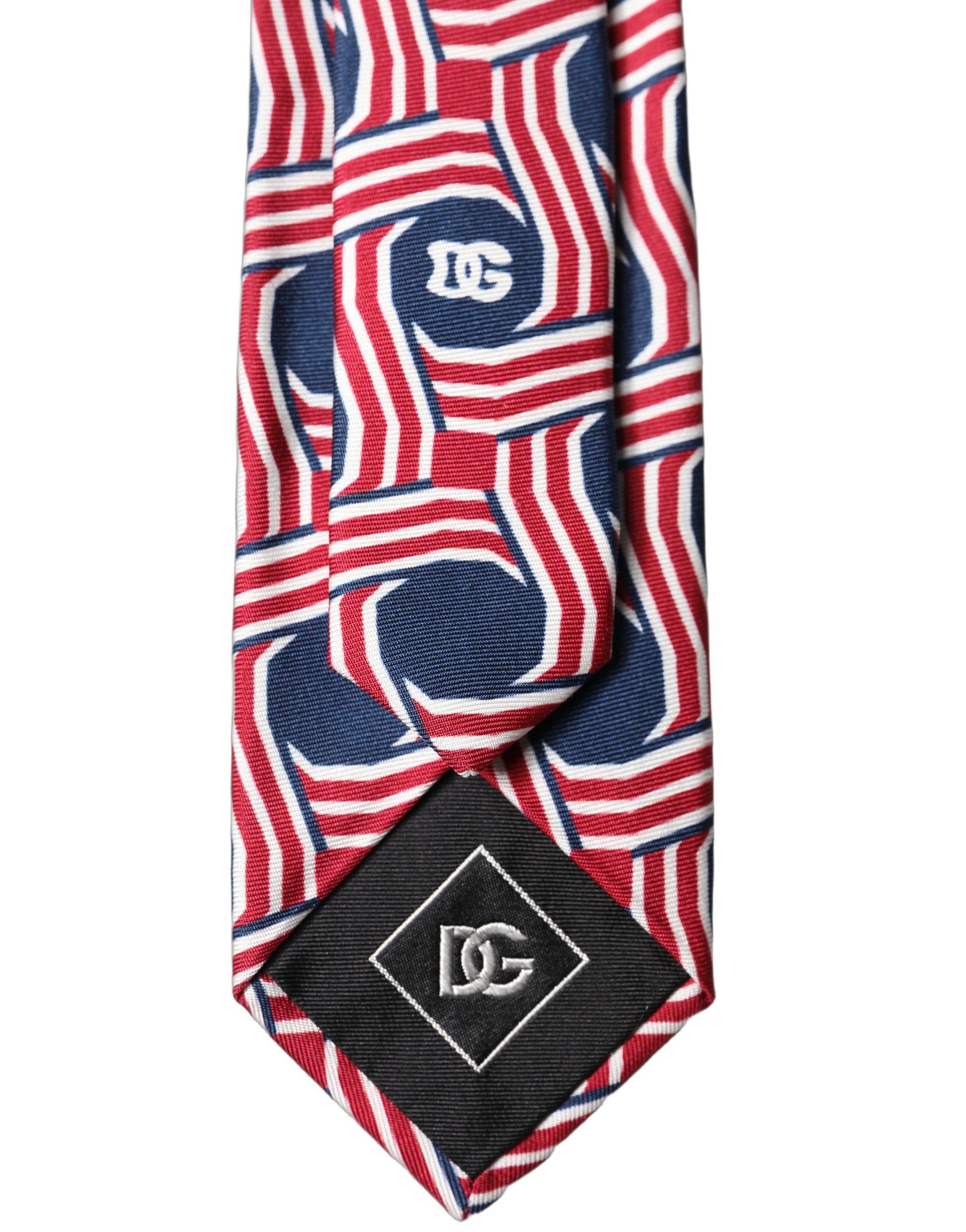 Patterned Silk Adjustable Men Men'sd NeckMen's Men's Tie - Dolce & Gabbana - Modalova