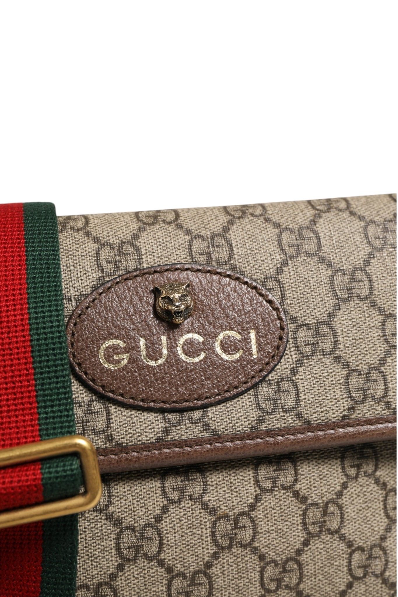 Supreme Monogram Neo Vintage Web Belt Women's Bag (Pre-Owned) - Gucci - Modalova
