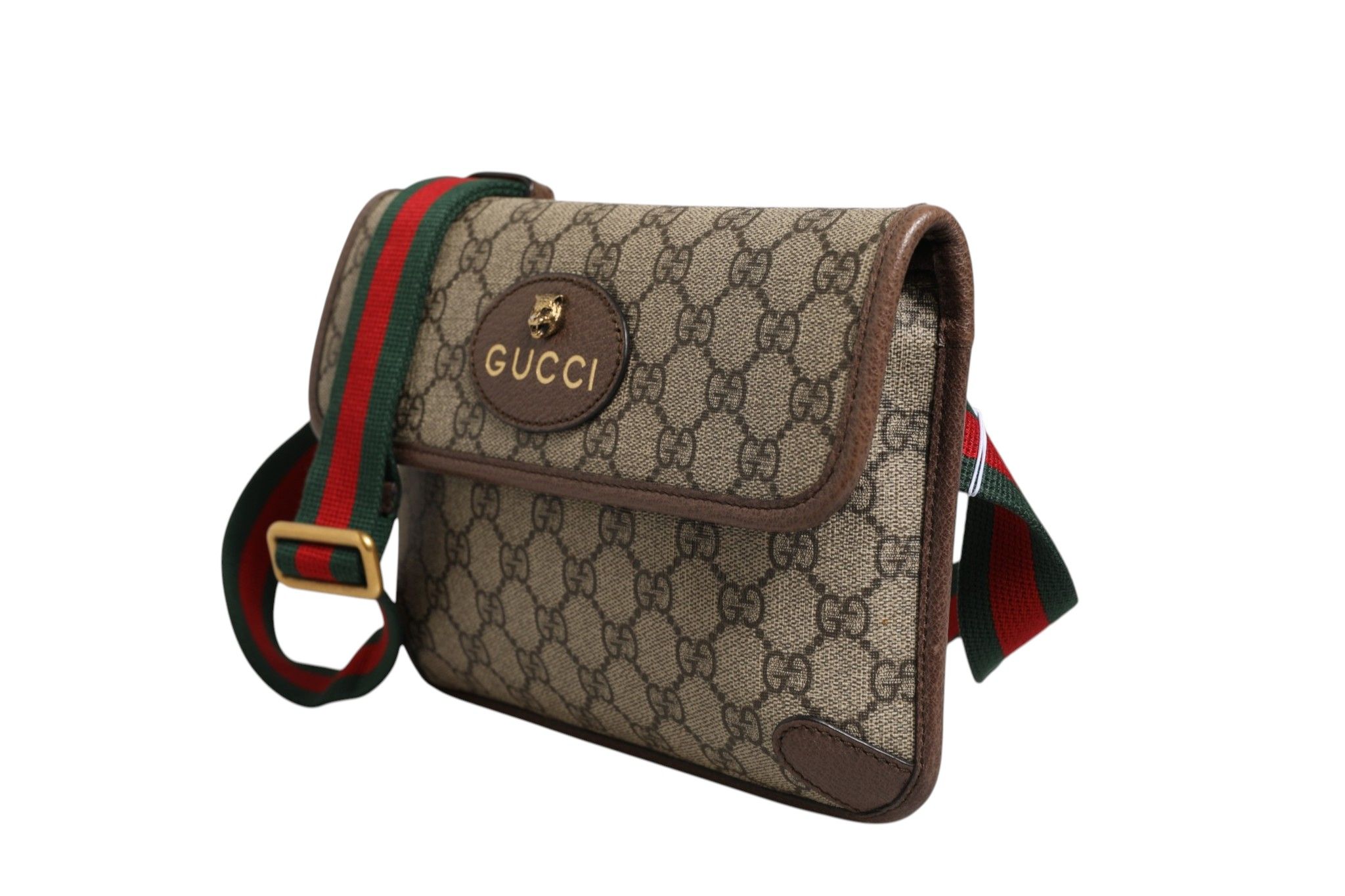 Supreme Monogram Neo Vintage Web Belt Women's Bag (Pre-Owned) - Gucci - Modalova