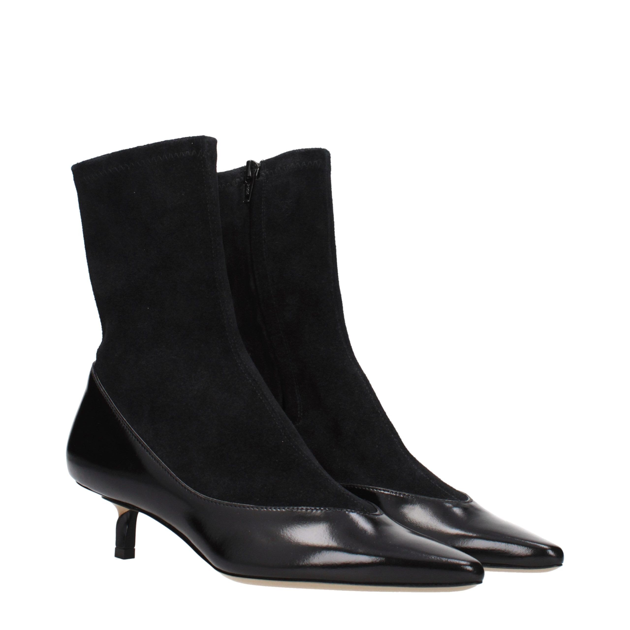 Leather Ankle Women's Boots - Jacquemus - Modalova