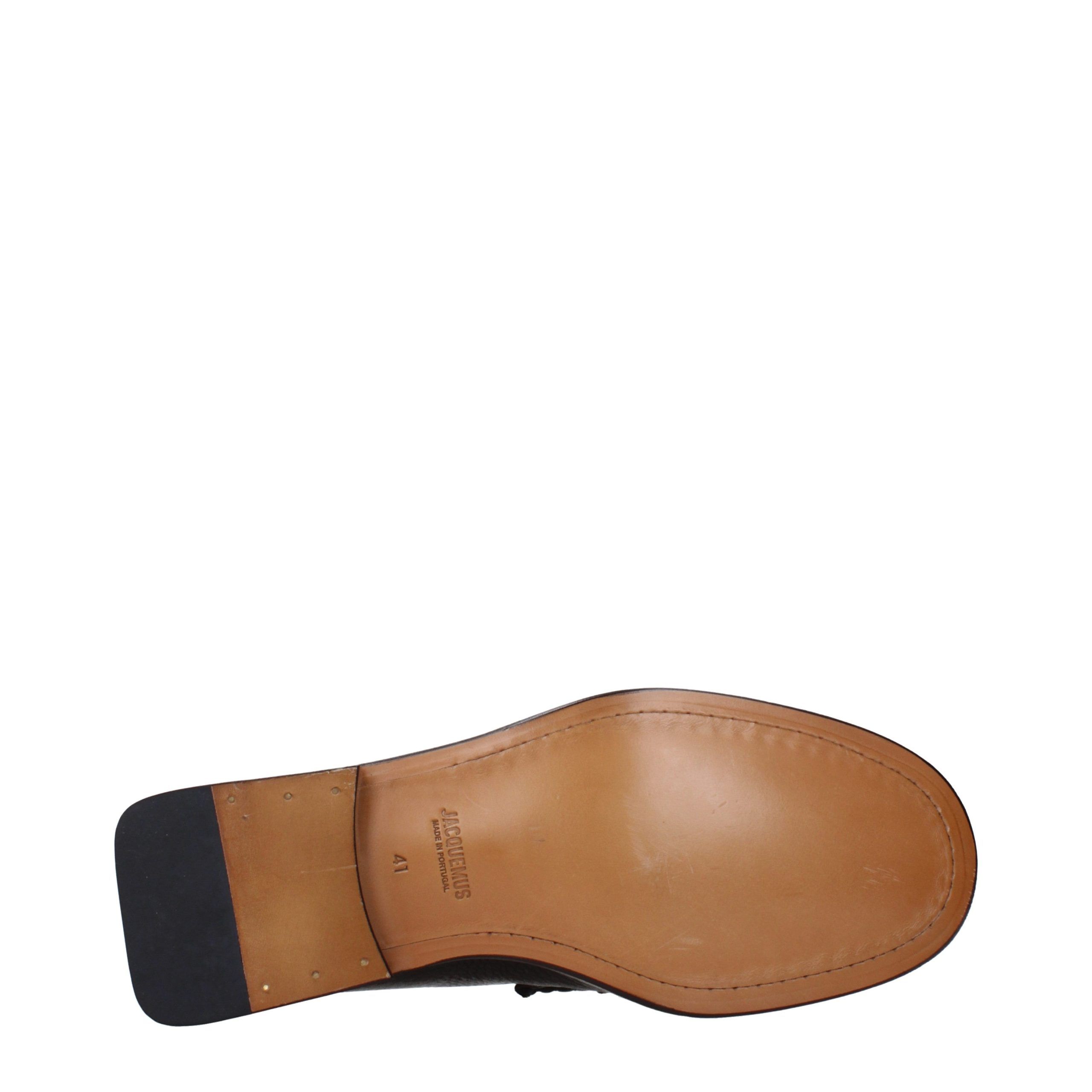 Leather Slip-On Men's Loafers - Jacquemus - Modalova