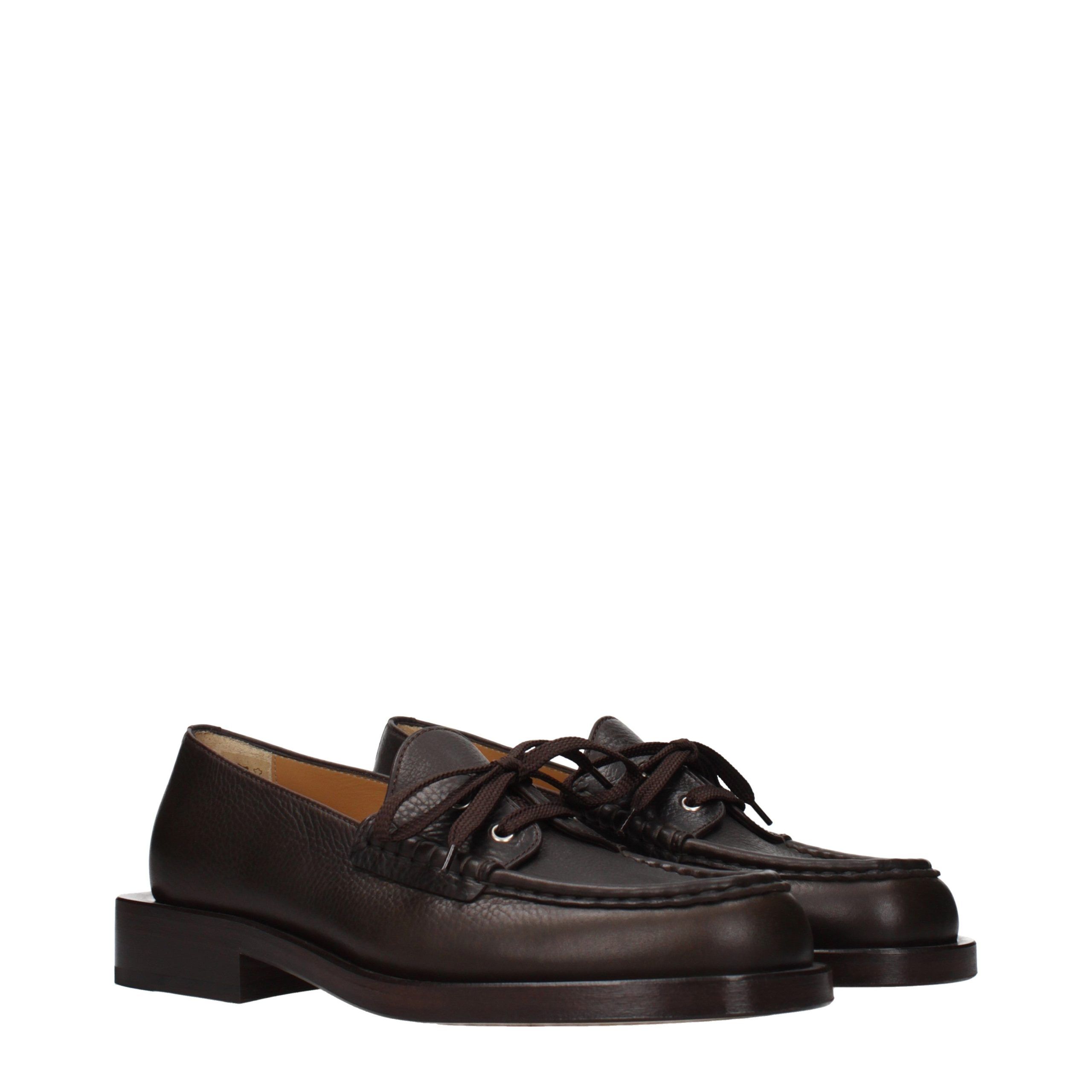 Leather Slip-On Men's Loafers - Jacquemus - Modalova