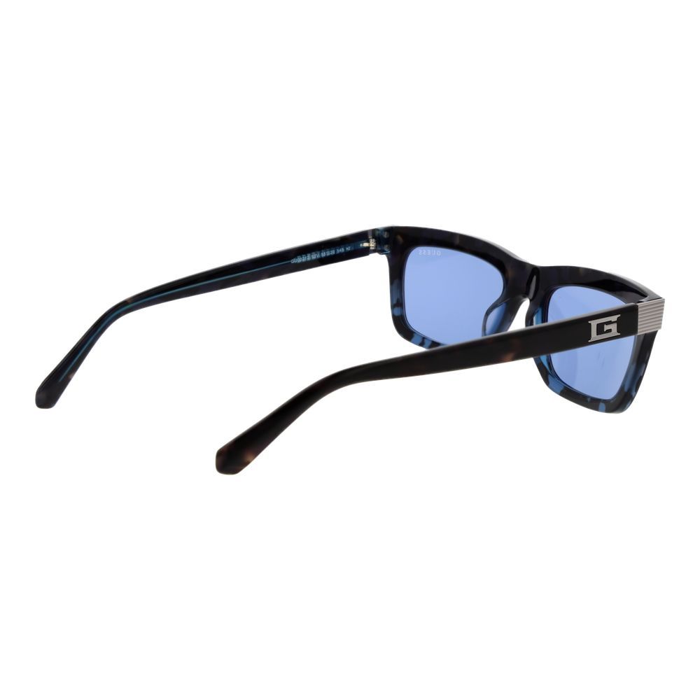 Guess Blue Acetate Men's Sunglasses - Guess - Modalova