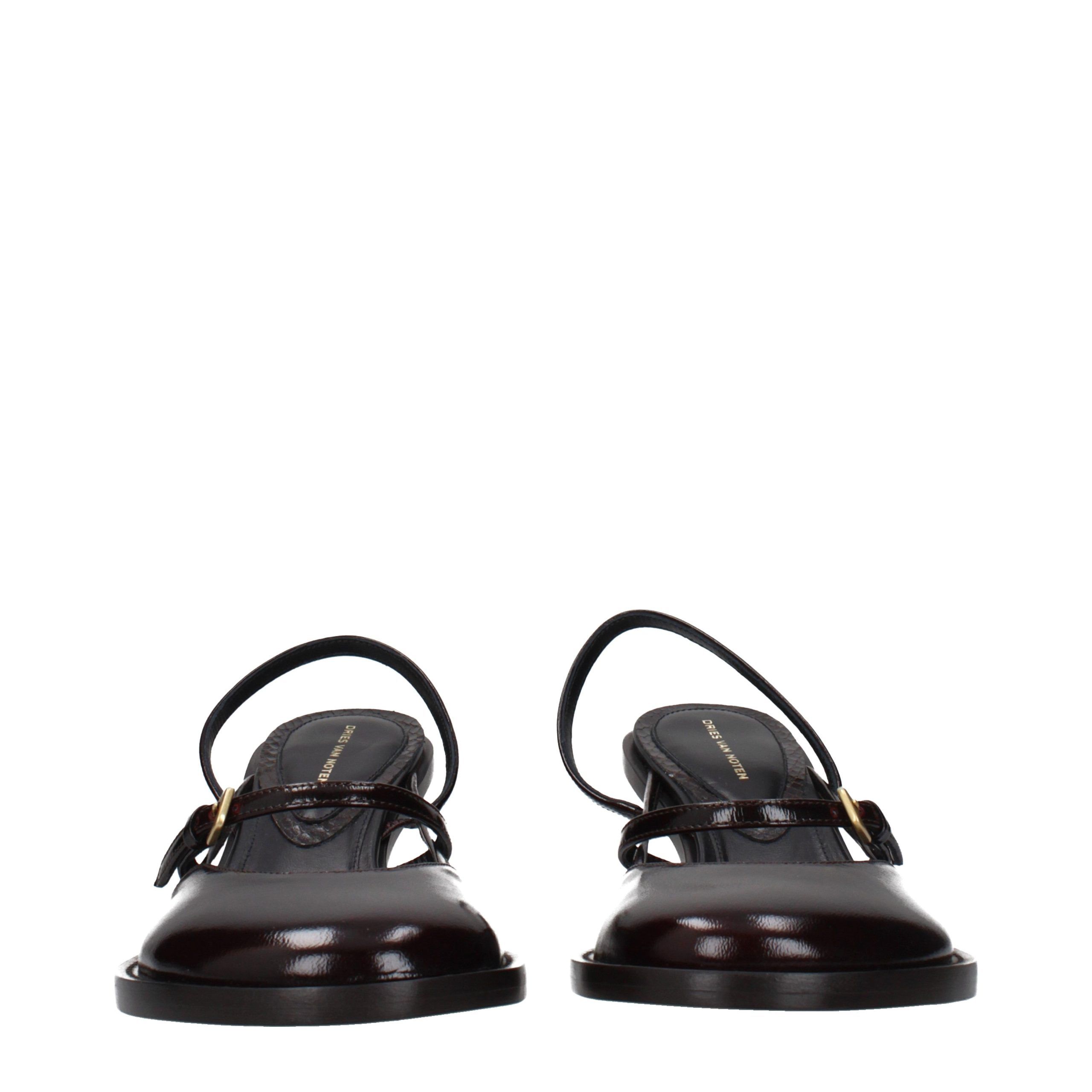 Leather Platform Women's Sandals - Dries Van Noten - Modalova
