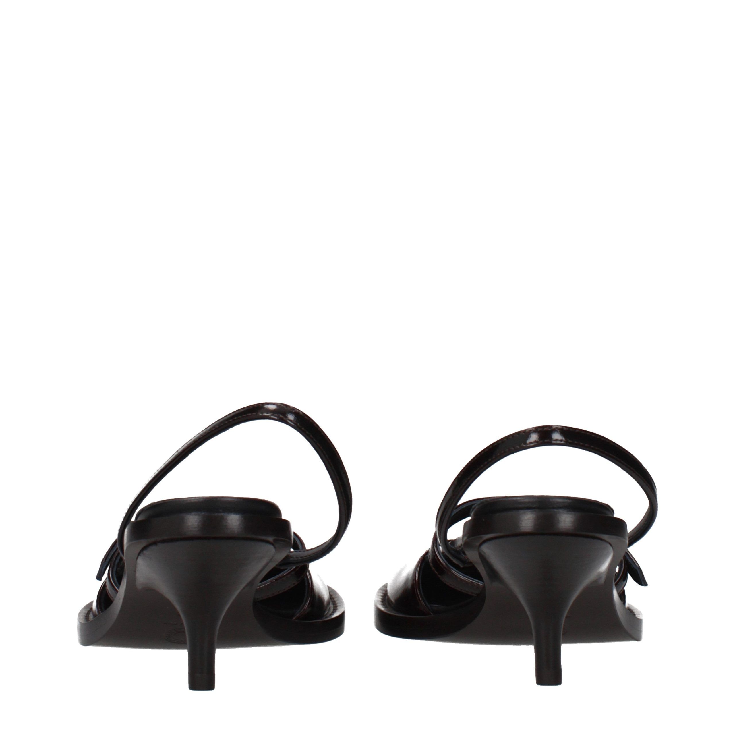 Leather Platform Women's Sandals - Dries Van Noten - Modalova