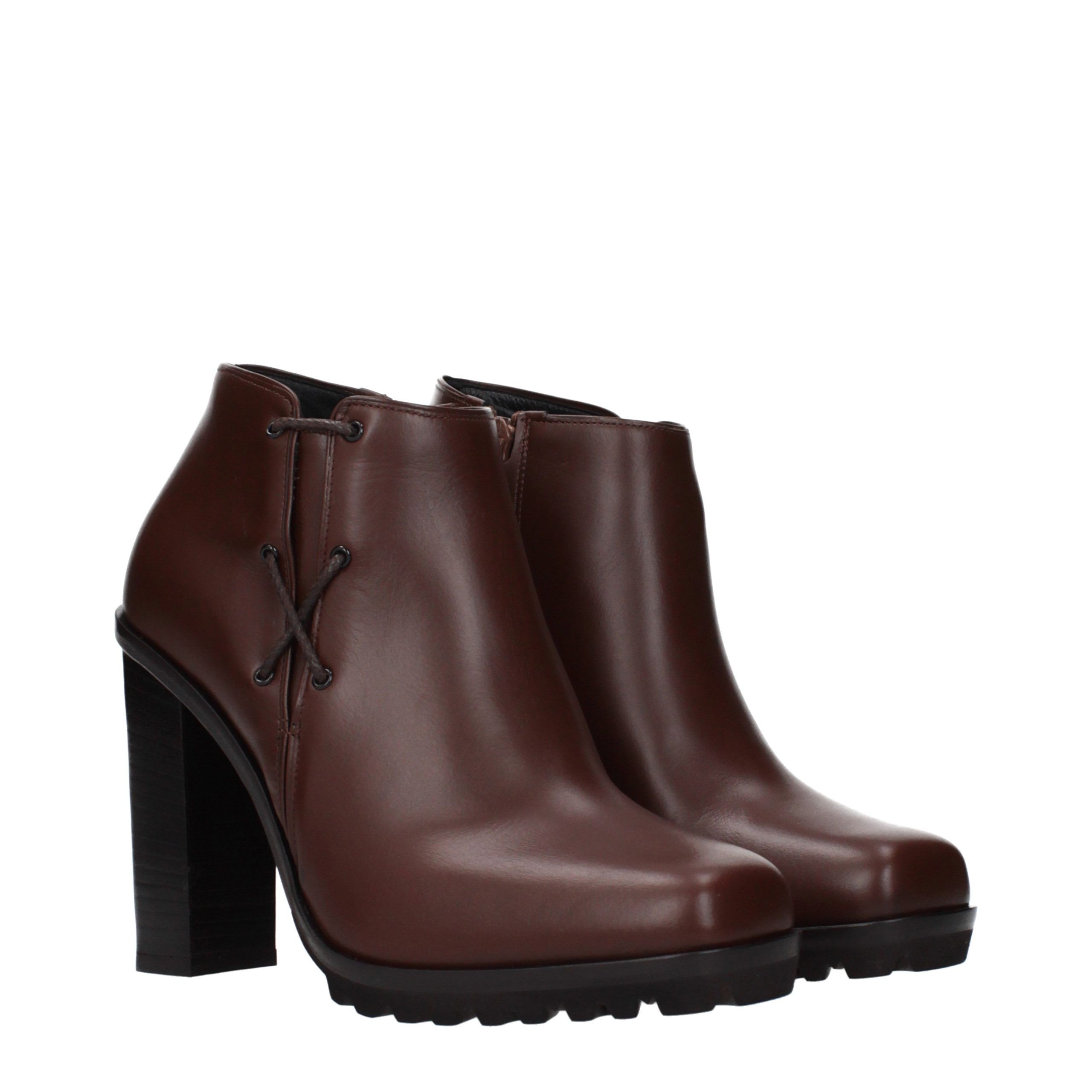 Leather Ankle Women's Boots - Max Mara - Modalova