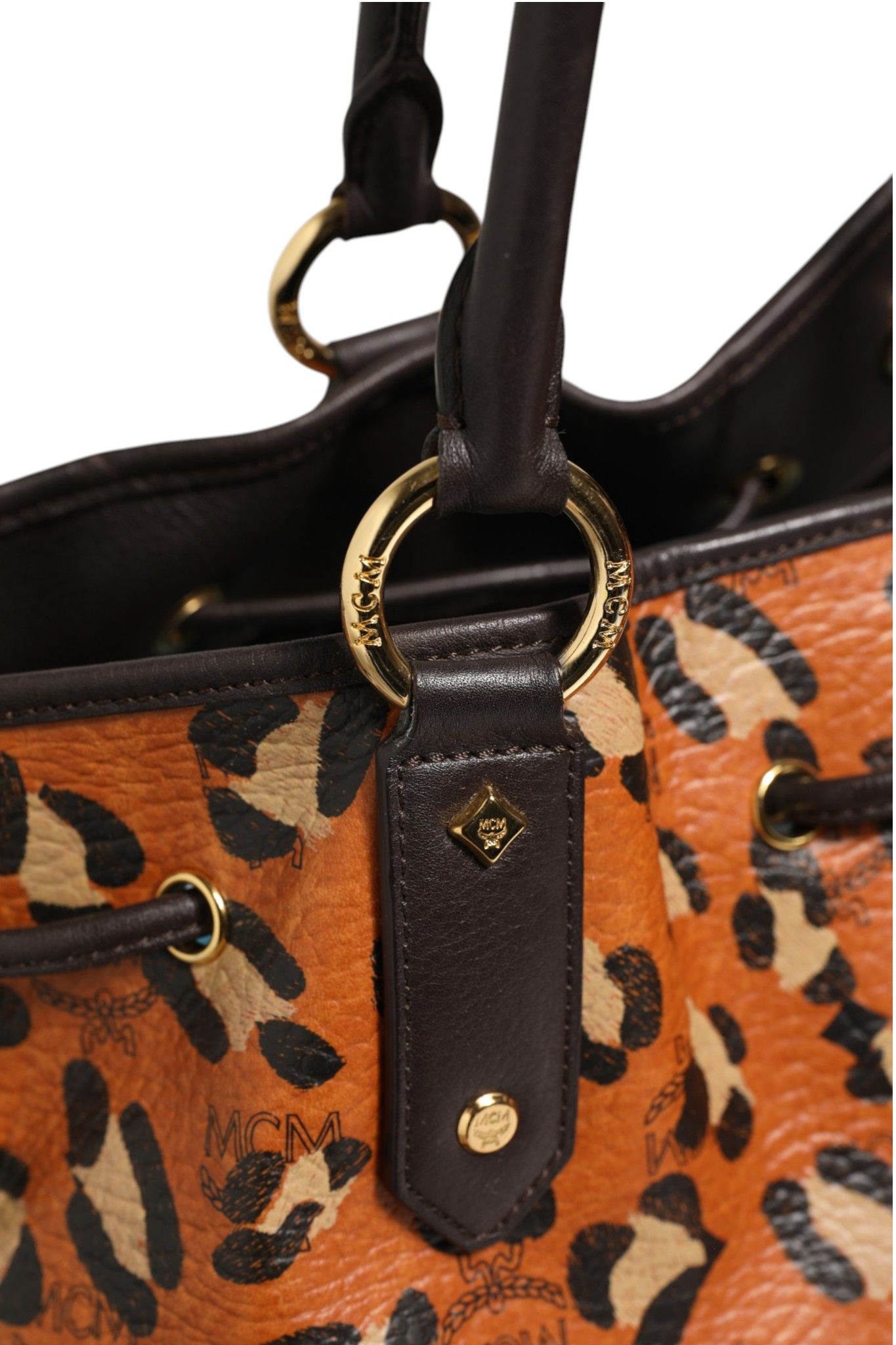 Visetos Leopard Aren Medium Shopper Women's Tote (Pre-Owned) - MCM - Modalova