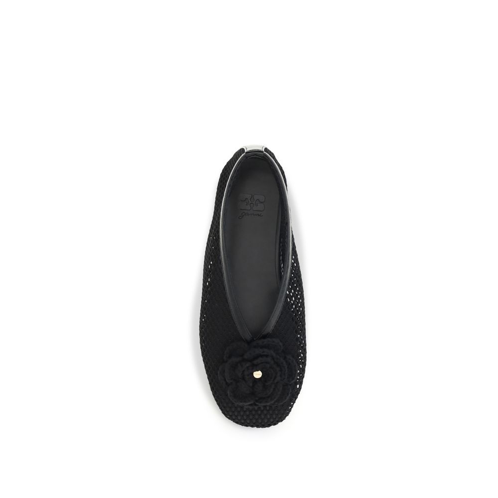 Polyethylene Ballet Women's Flats - Ganni - Modalova