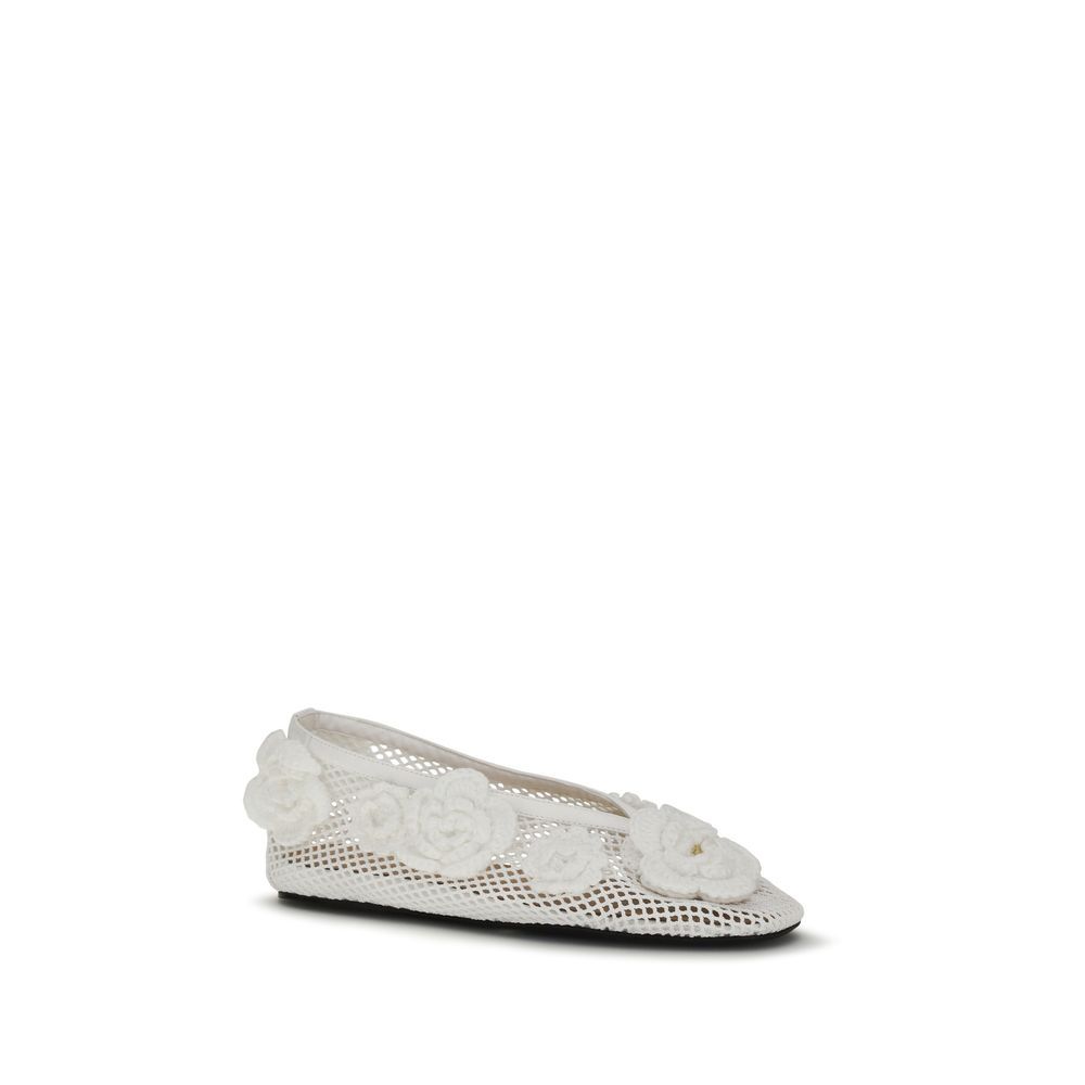 Polyethylene Ballet Women's Flats - Ganni - Modalova