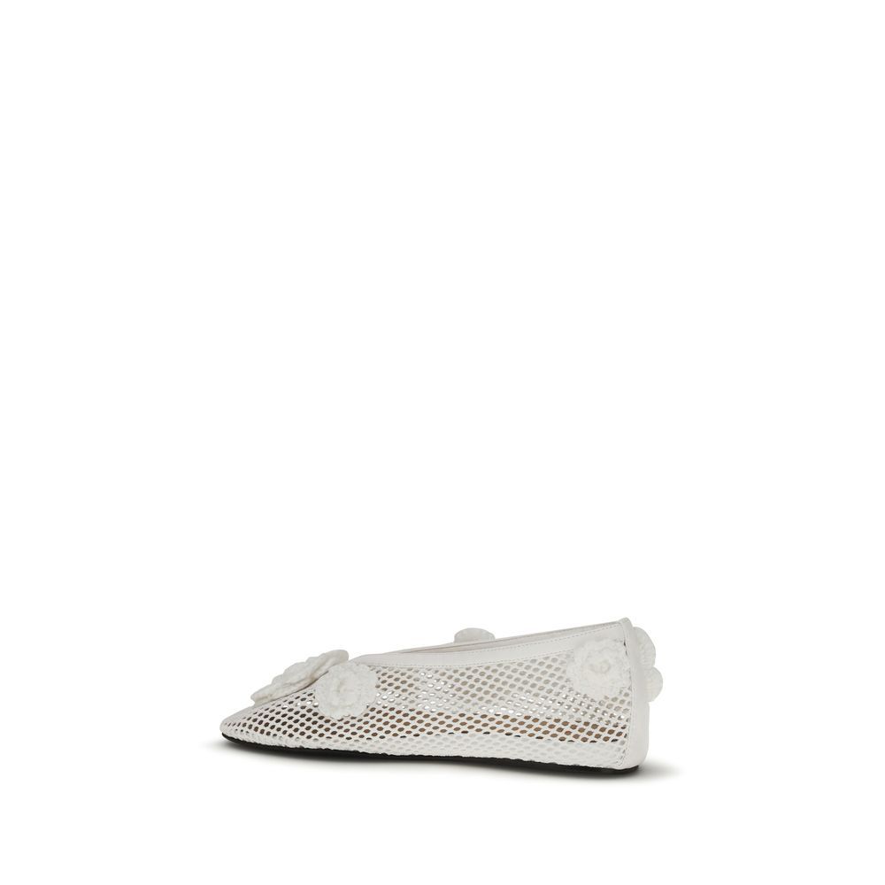 Polyethylene Ballet Women's Flats - Ganni - Modalova