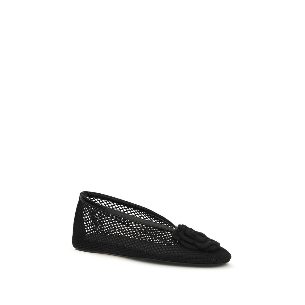 Polyethylene Ballet Women's Flats - Ganni - Modalova