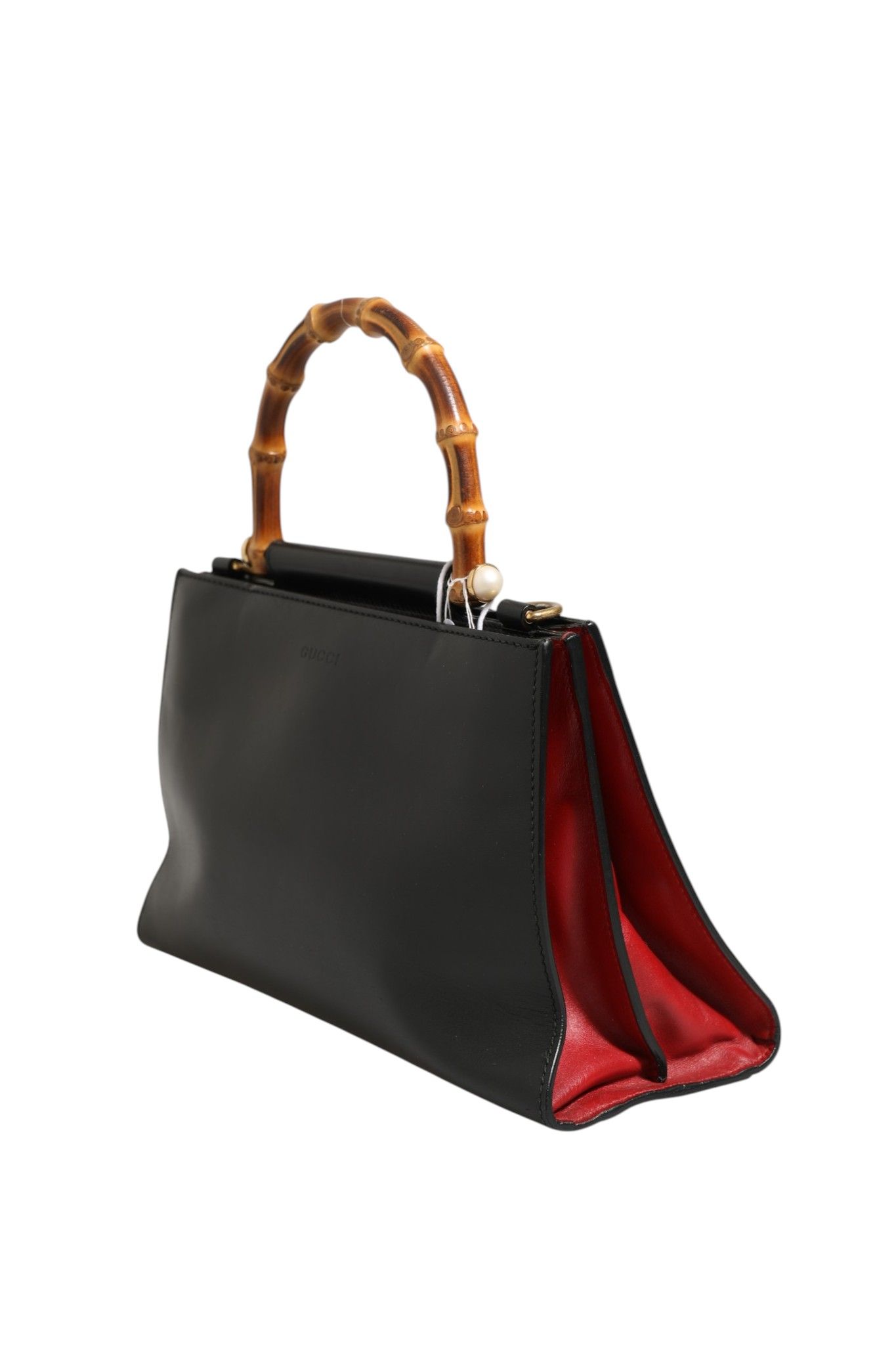 Nymphaea Bamboo Top Handle Leather Women's Bag (Pre-Owned) - Gucci - Modalova