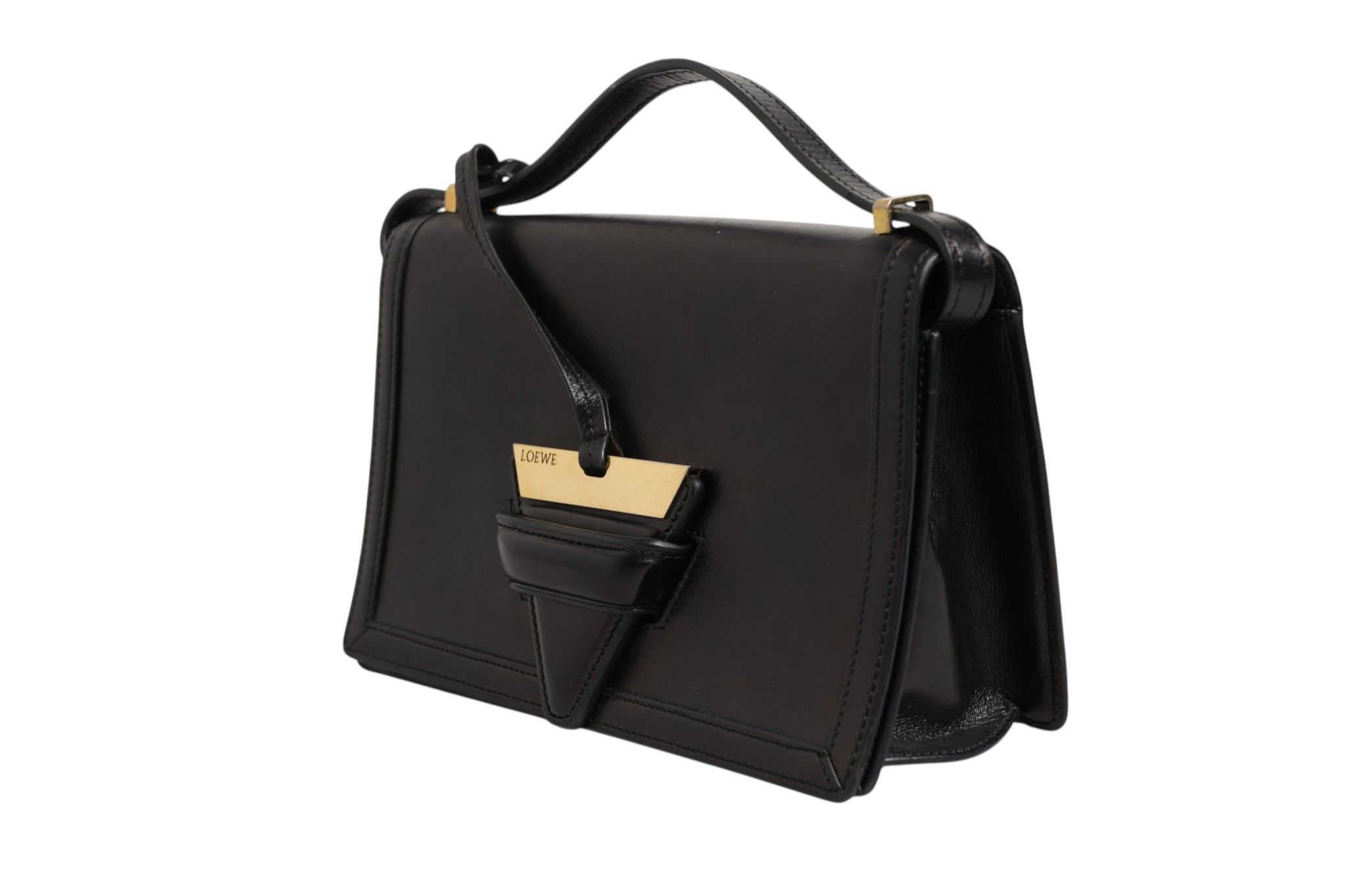 Barcelona Medium Leather Shoulder Women's Bag (Pre-Owned) - Loewe - Modalova