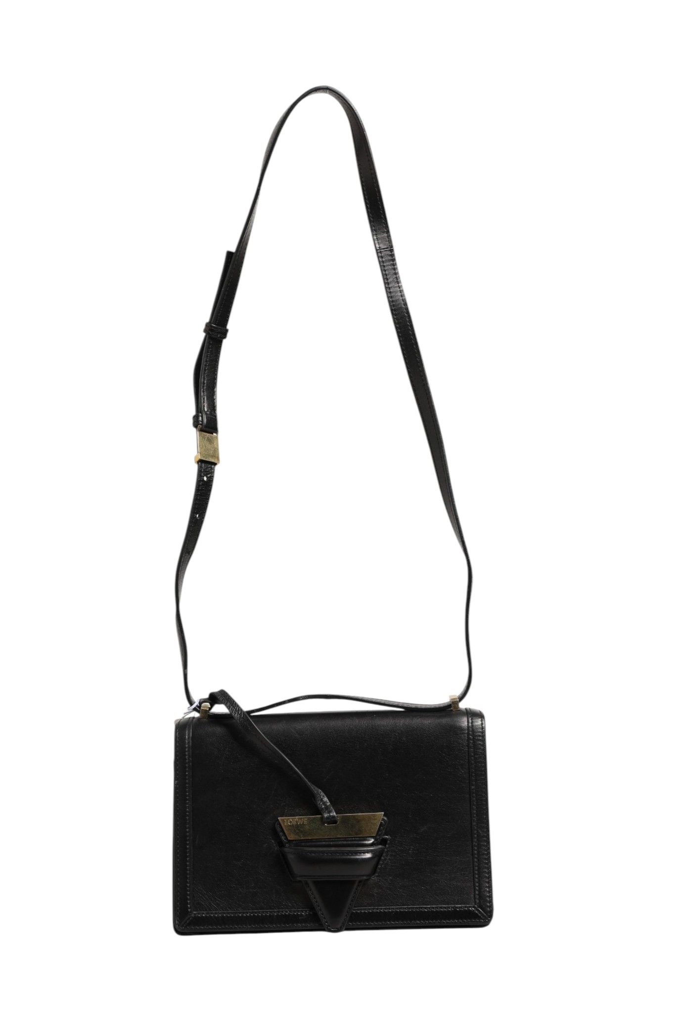 Barcelona Medium Leather Shoulder Women's Bag (Pre-Owned) - Loewe - Modalova