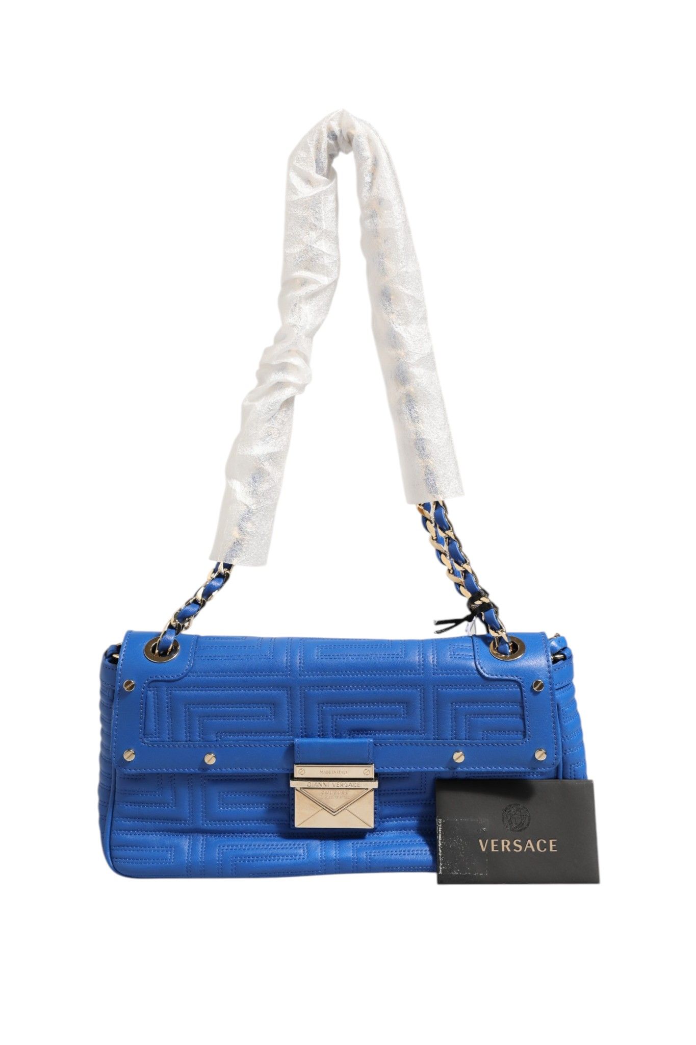 Couture Quilted Leather Shoulder Women's Bag (Pre-Owned) - Versace - Modalova