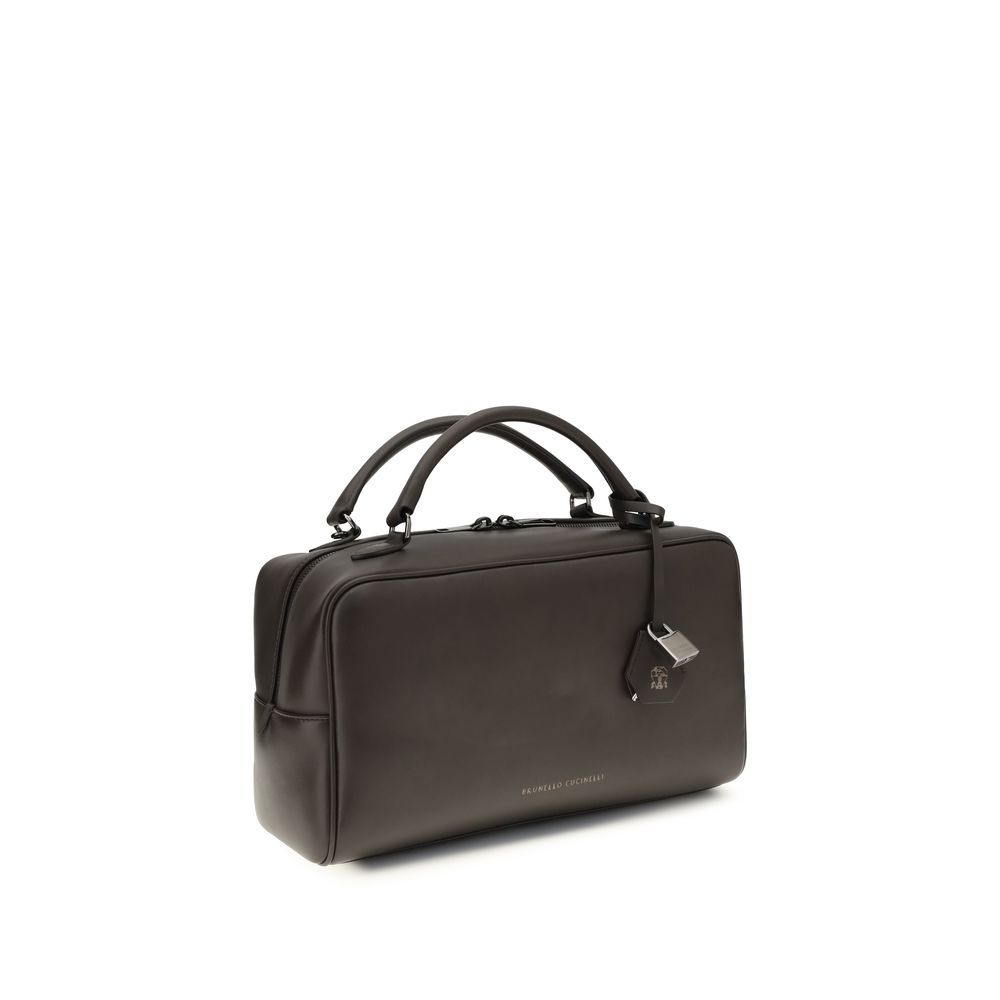 Calf Leather Bos Taurus Shoulder Women's Bag - Brunello Cucinelli - Modalova