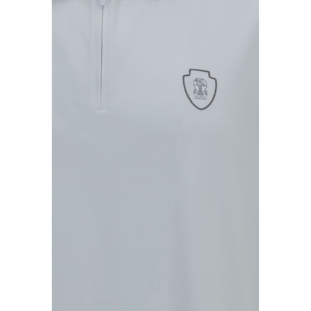 Polyamide Polo Men's Shirt - Brunello Cucinelli - Modalova
