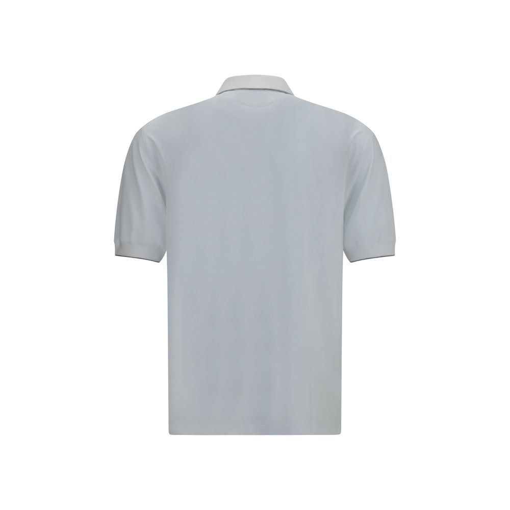 Polyamide Polo Men's Shirt - Brunello Cucinelli - Modalova