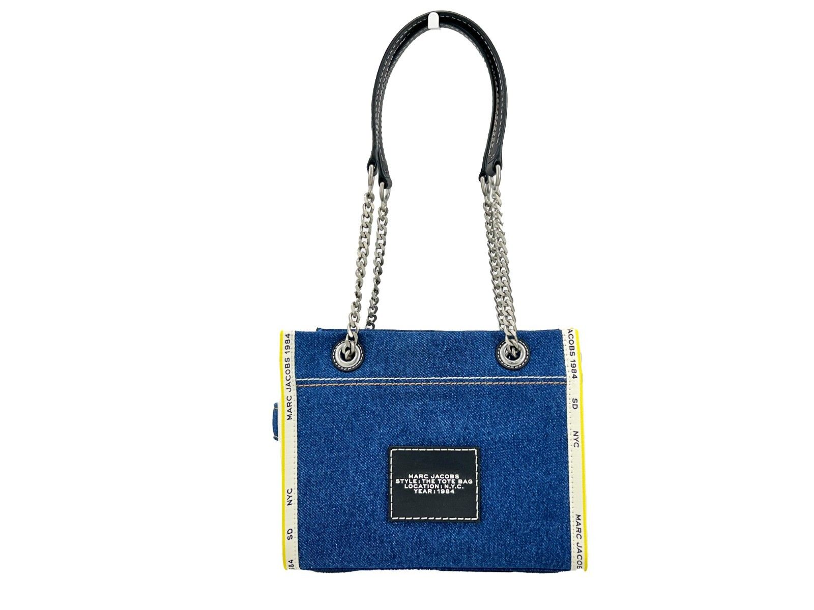 Denim Chain Small The Tote Women's Bag - Marc Jacobs - Modalova