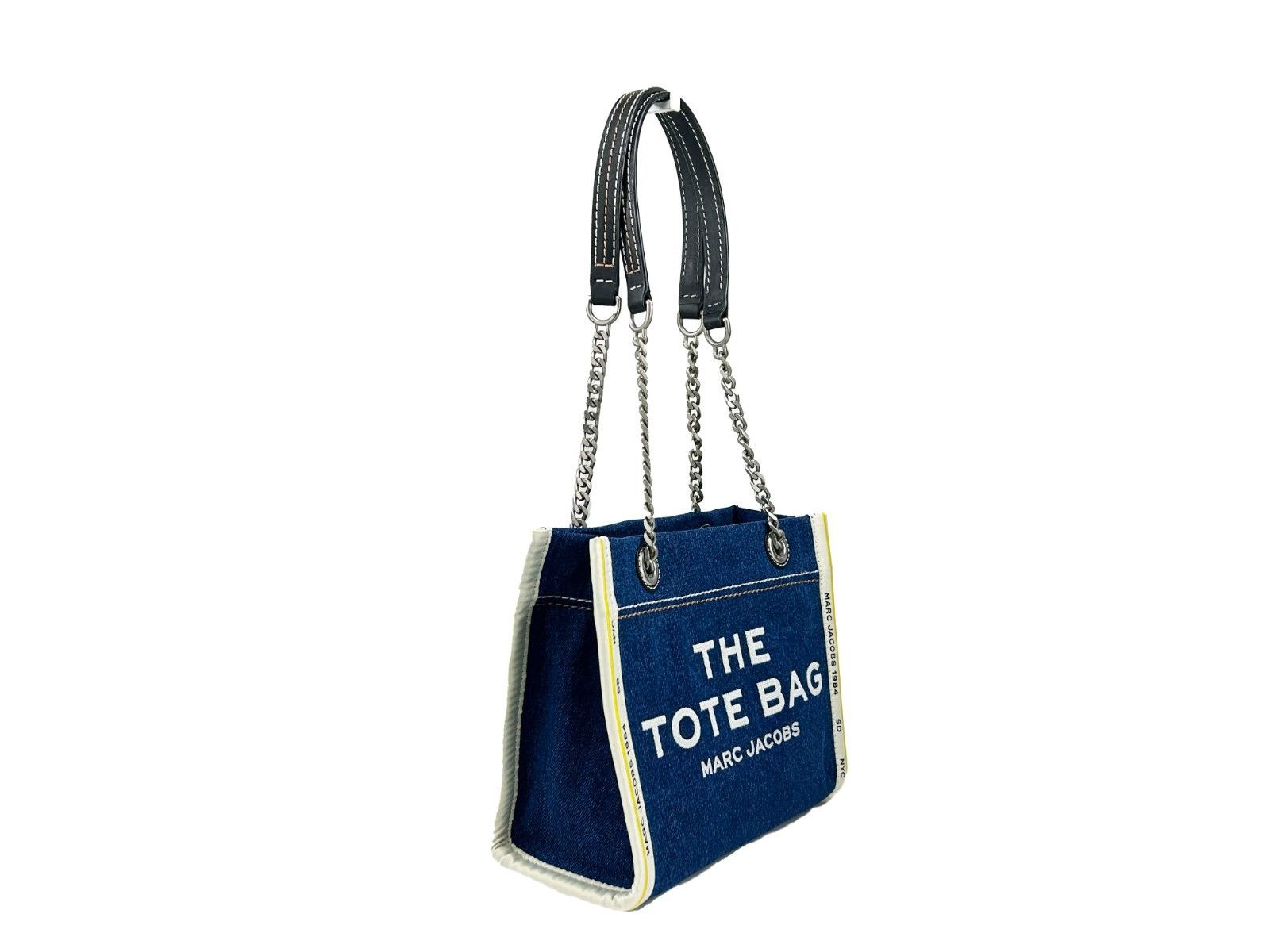 Denim Chain Small The Tote Women's Bag - Marc Jacobs - Modalova